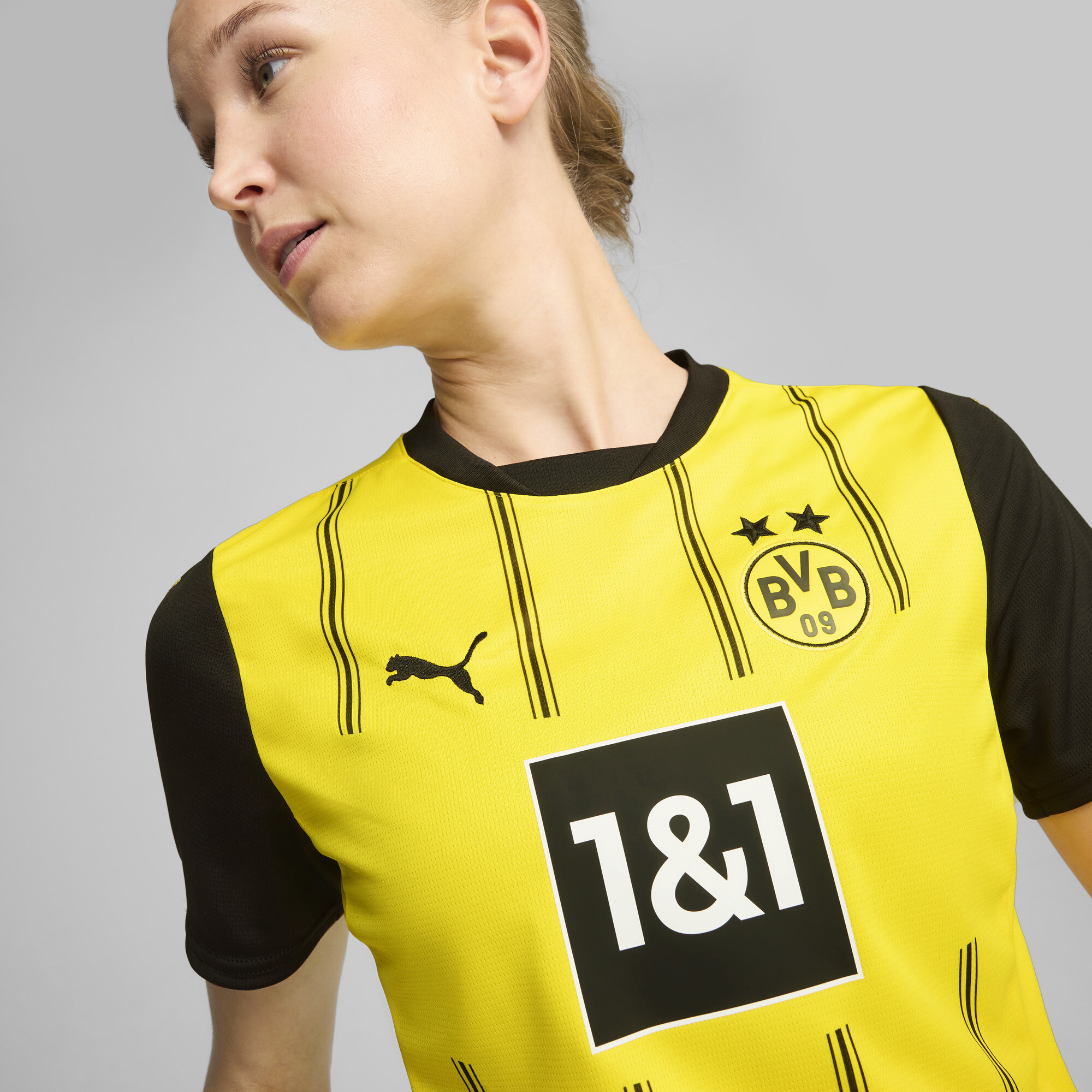 Women's Puma Borussia Dortmund 24/25 Home Jersey, Yellow, Size XS, Clothing