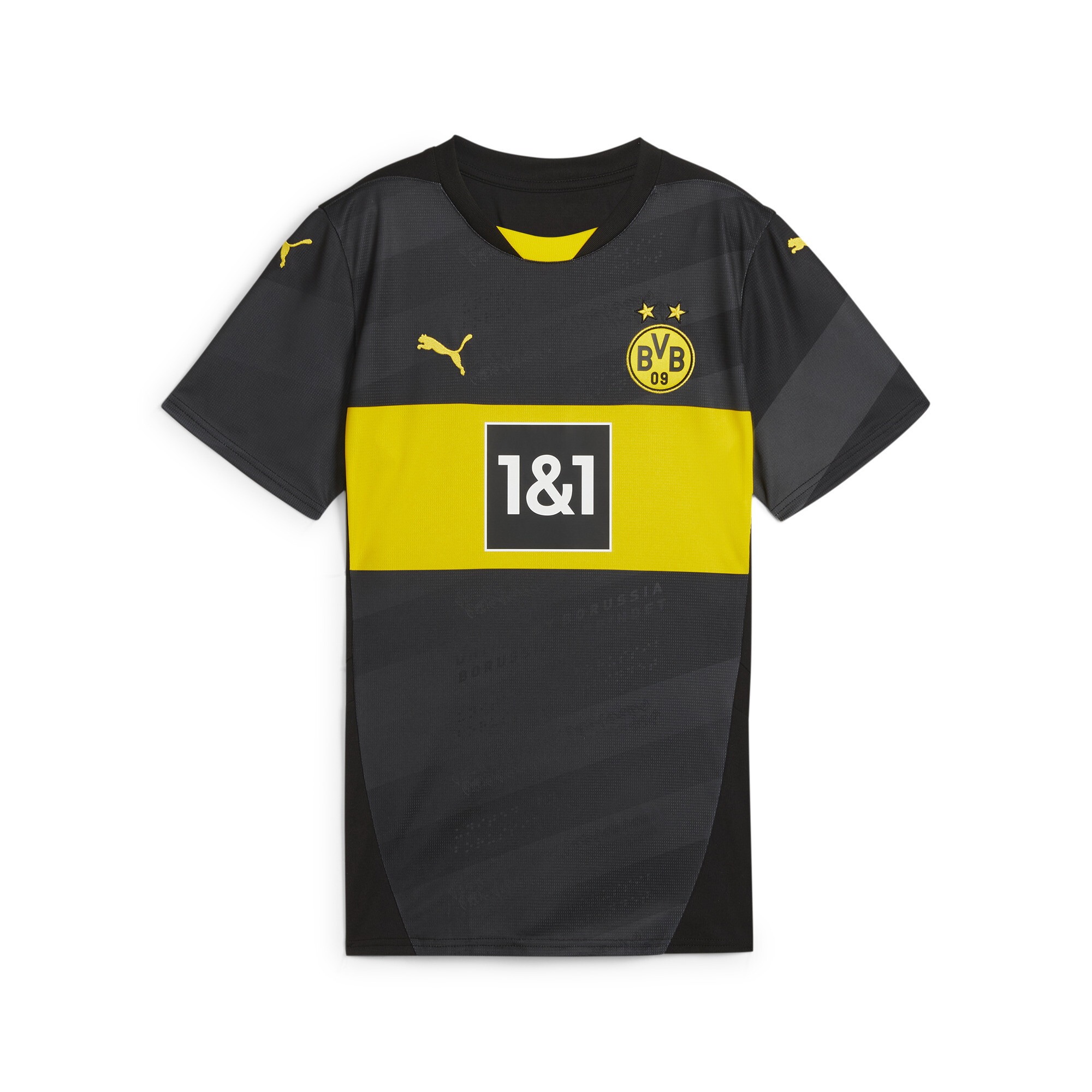 Puma Borussia Dortmund 24/25 Auswärtstrikot Damen | Mit Other Pattern | Black/Faster Yellow | Größe: XXL