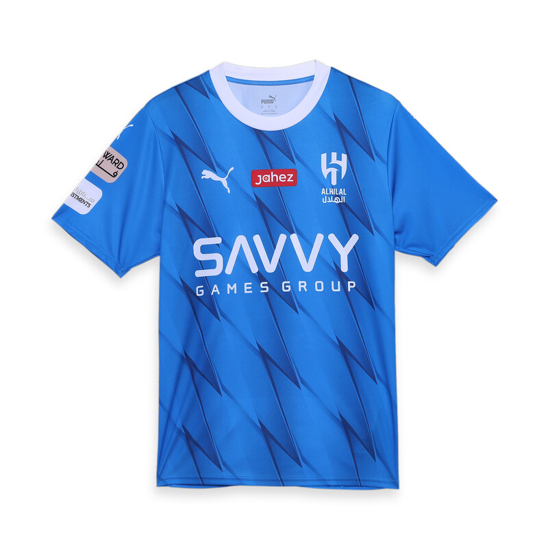 PUMA Al Hilal SFC Neymar Jr. Home Fan Football Jersey in White/Black/Blue size M