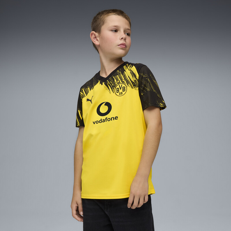 PUMA Borussia Dortmund Youth Football Home Replica Jersey