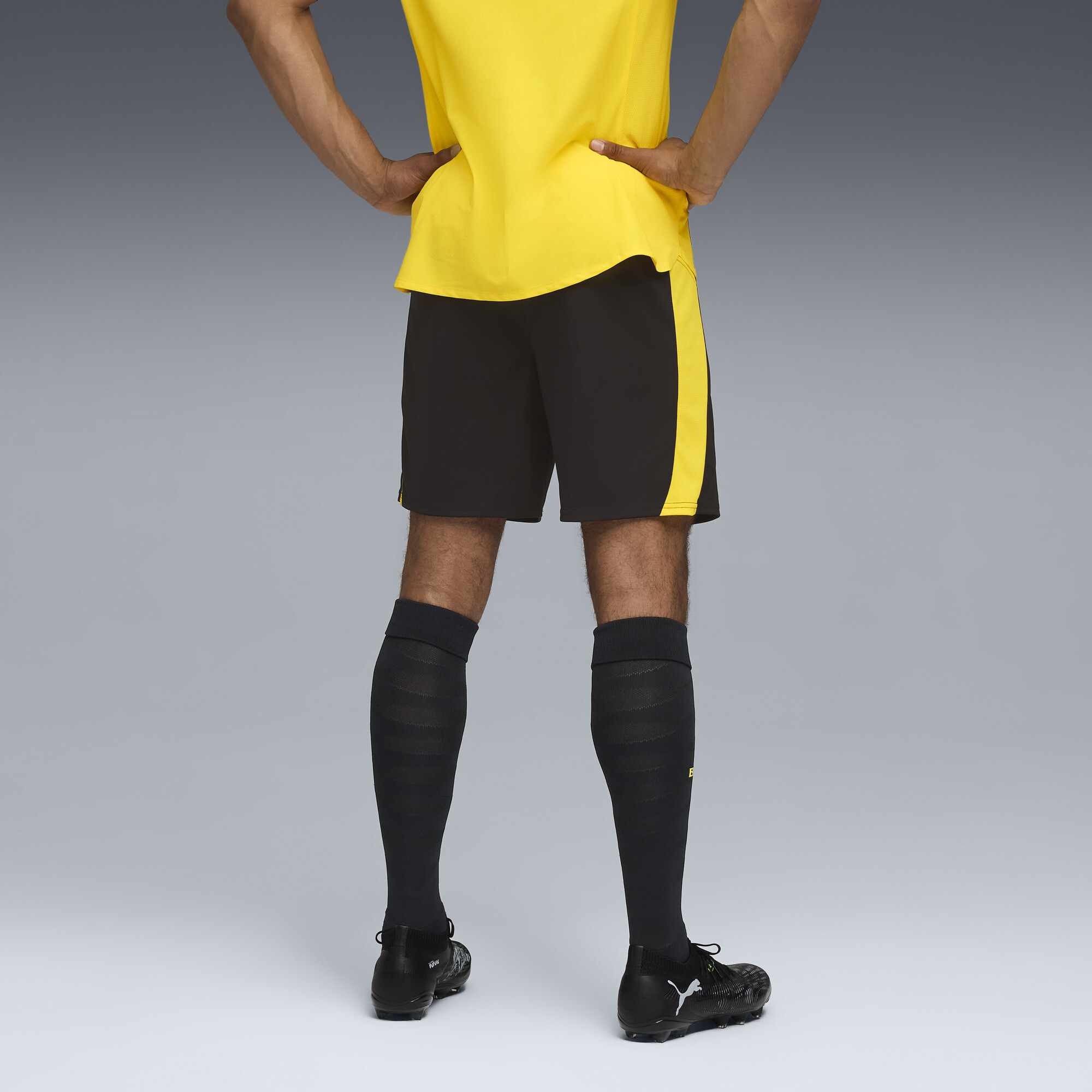 PUMA Borussia Dortmund 25/26 short voor Heren, Zwart/Geel, Maat M thumbnail 3