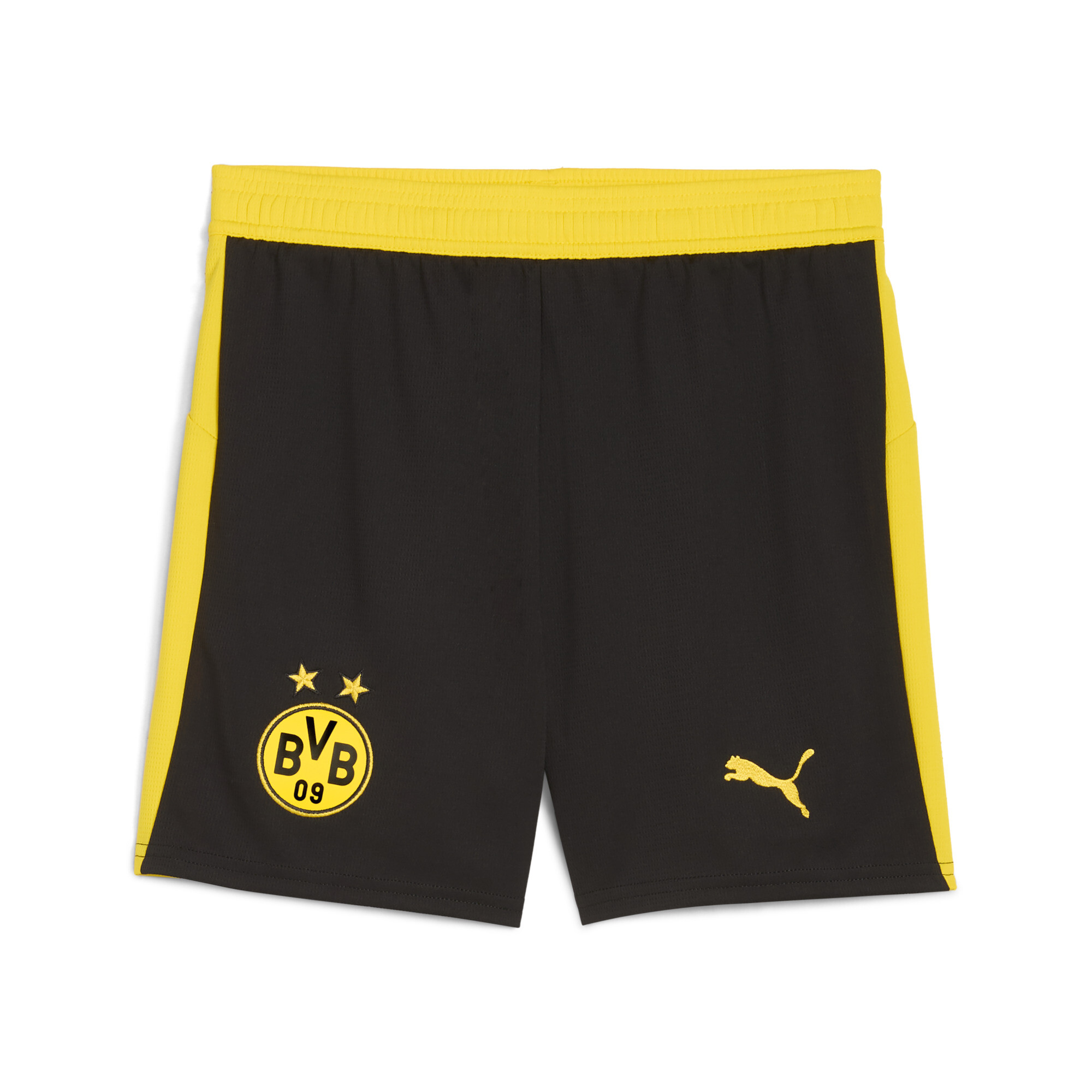 PUMA Borussia Dortmund 25/26 short, Zwart/Geel, Maat 11-12Y thumbnail 3