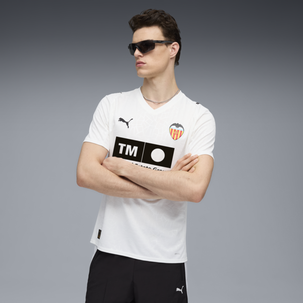 Jersey Valencia Home CF 25/26 para hombre, PUMA White, large-MEX