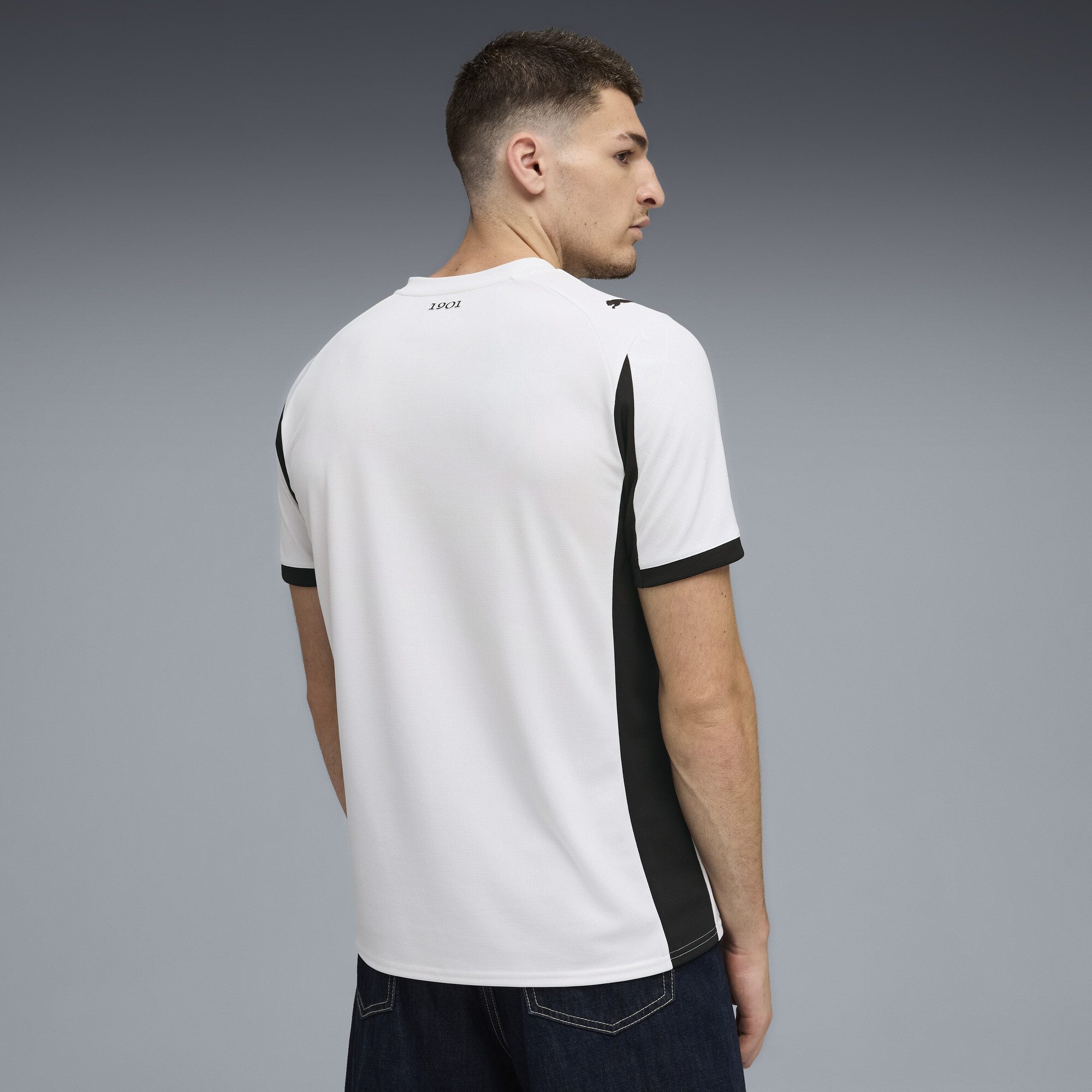 PUMA Stade Rennais FC 25/26 uitshirt voor Heren, Zwart/Wit, Maat L thumbnail 3