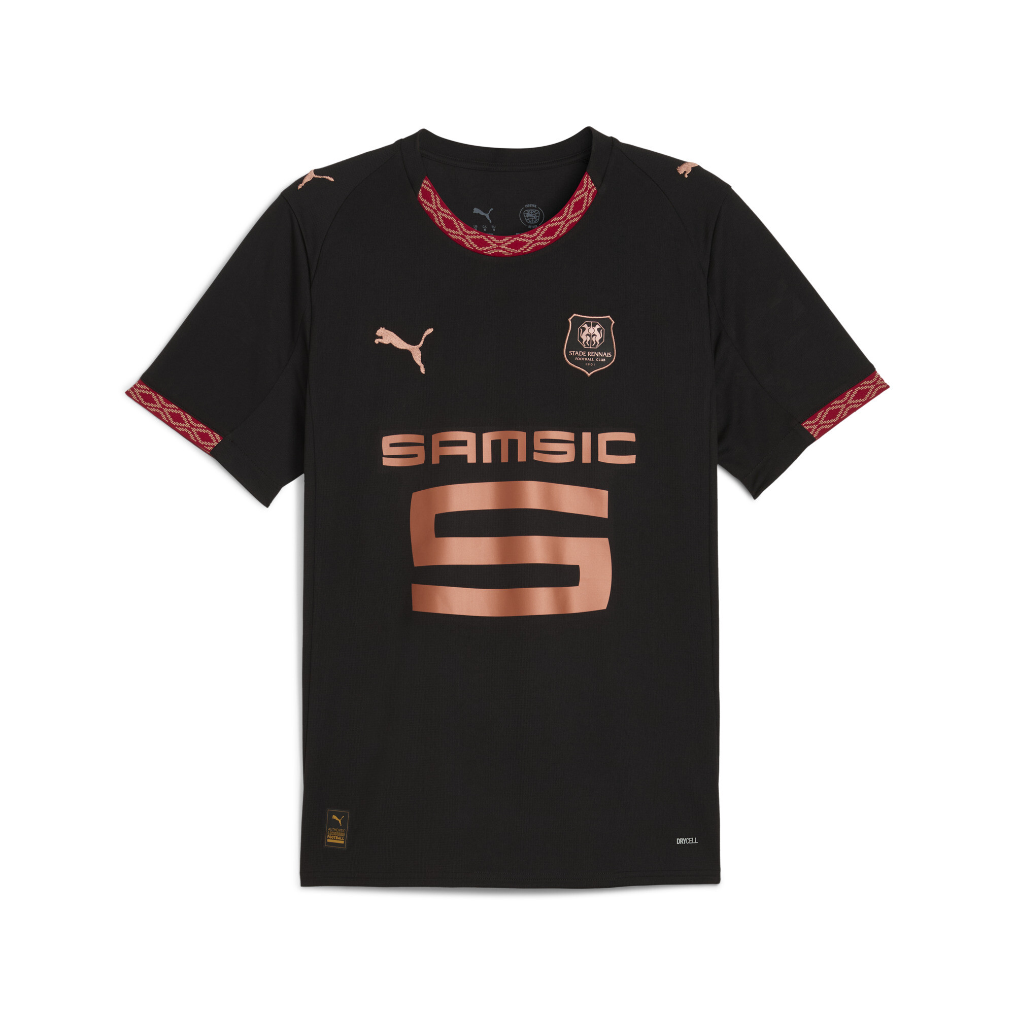 PUMA Stade Rennais FC 25/26 derde shirt voor Heren, Zwart, Maat L