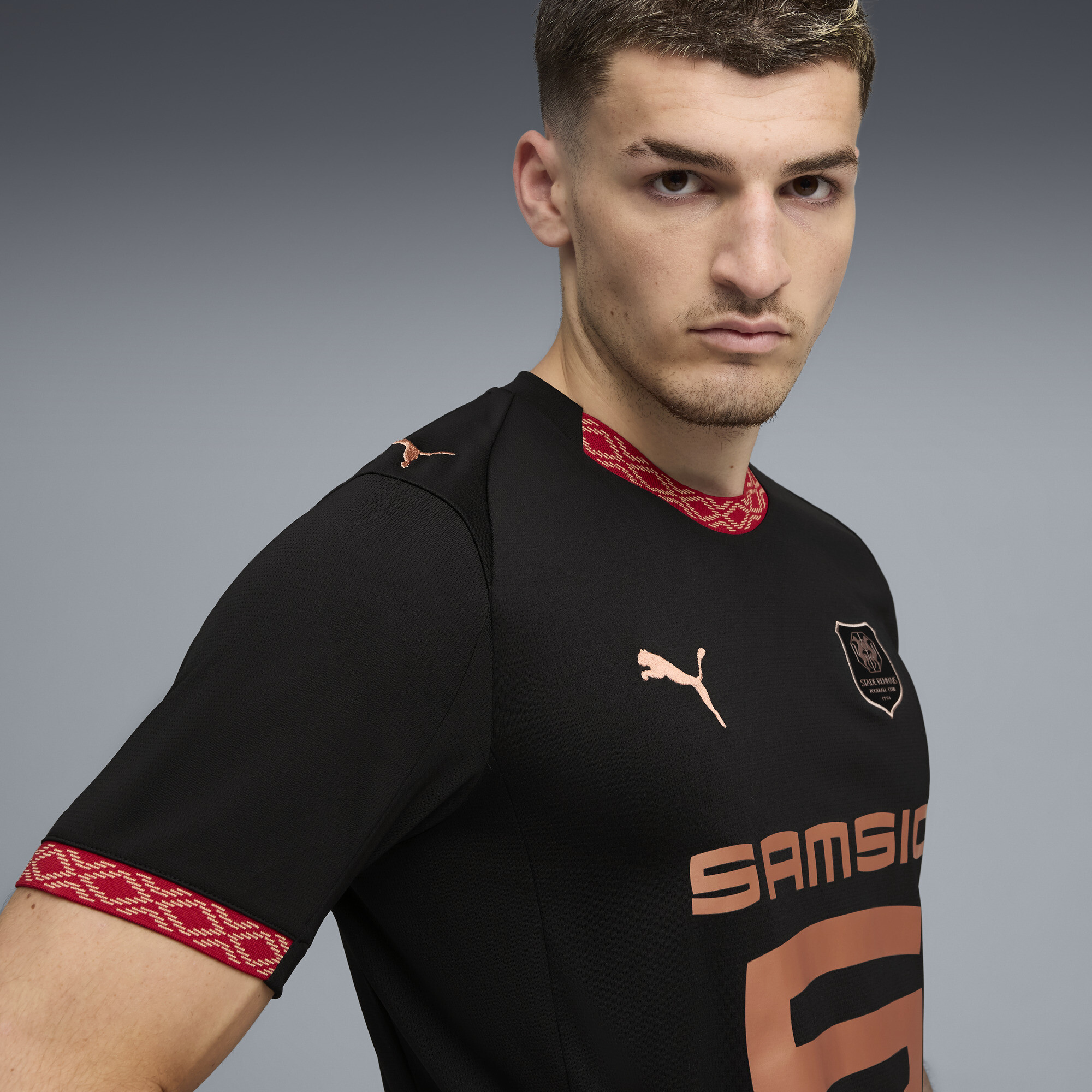 PUMA Stade Rennais FC 25/26 derde shirt voor Heren, Zwart, Maat M thumbnail 5