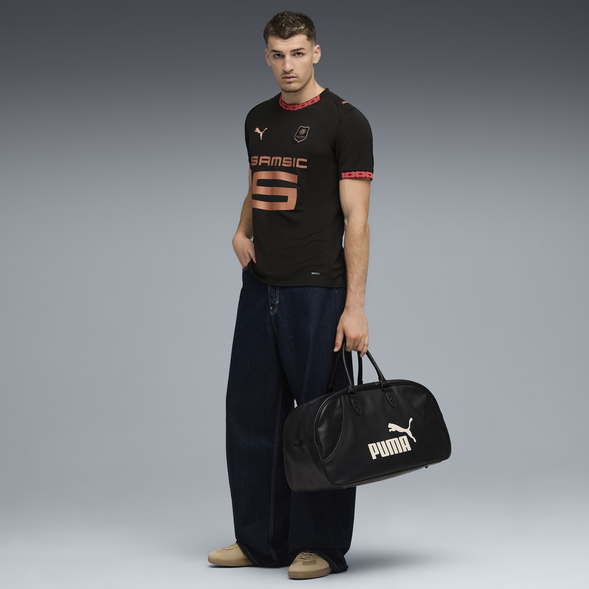 PUMA Stade Rennais FC 25/26 derde shirt voor Heren, Zwart, Maat M thumbnail 4