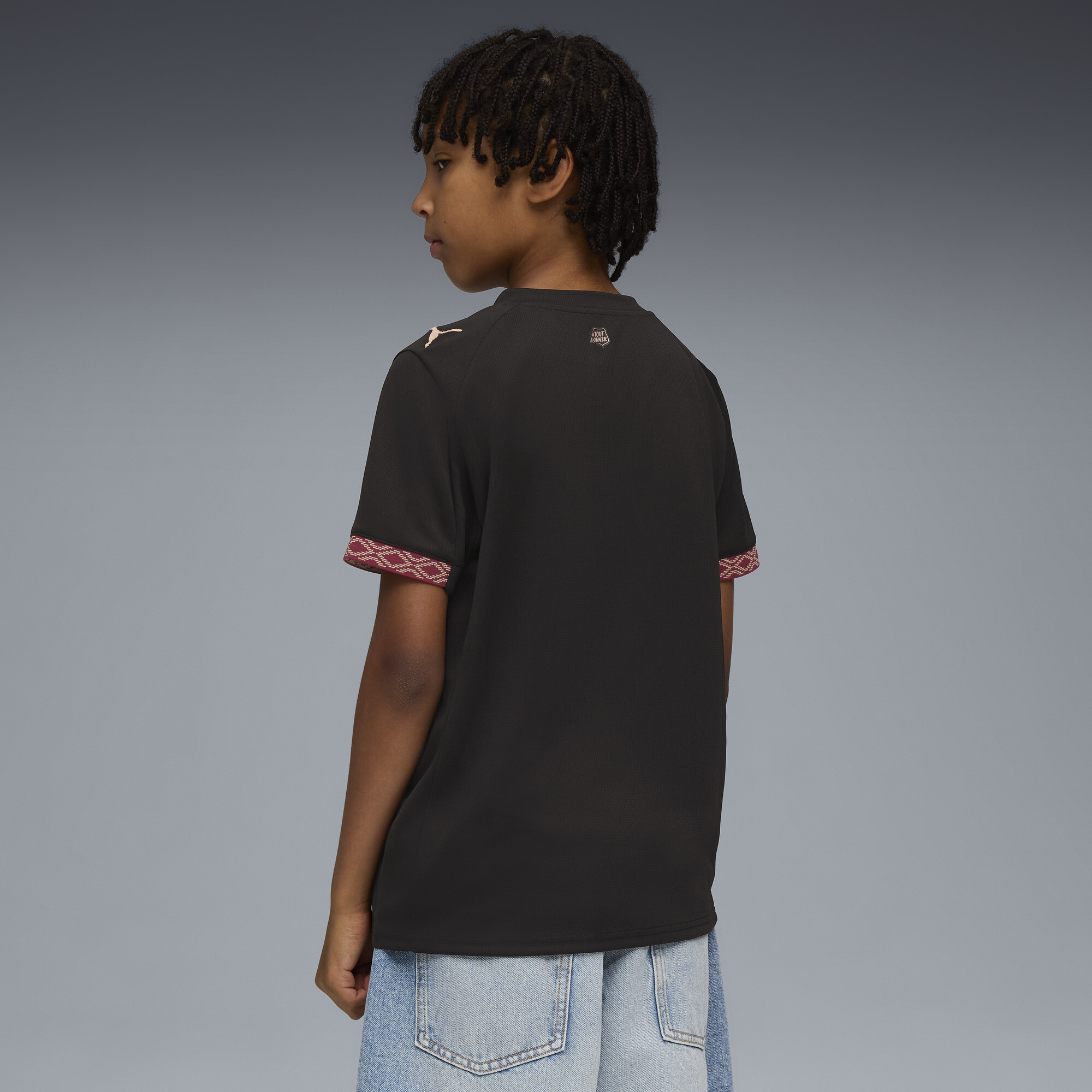 PUMA Stade Rennais FC 25/26 derde shirt, Zwart, Maat 9-10Y thumbnail 4