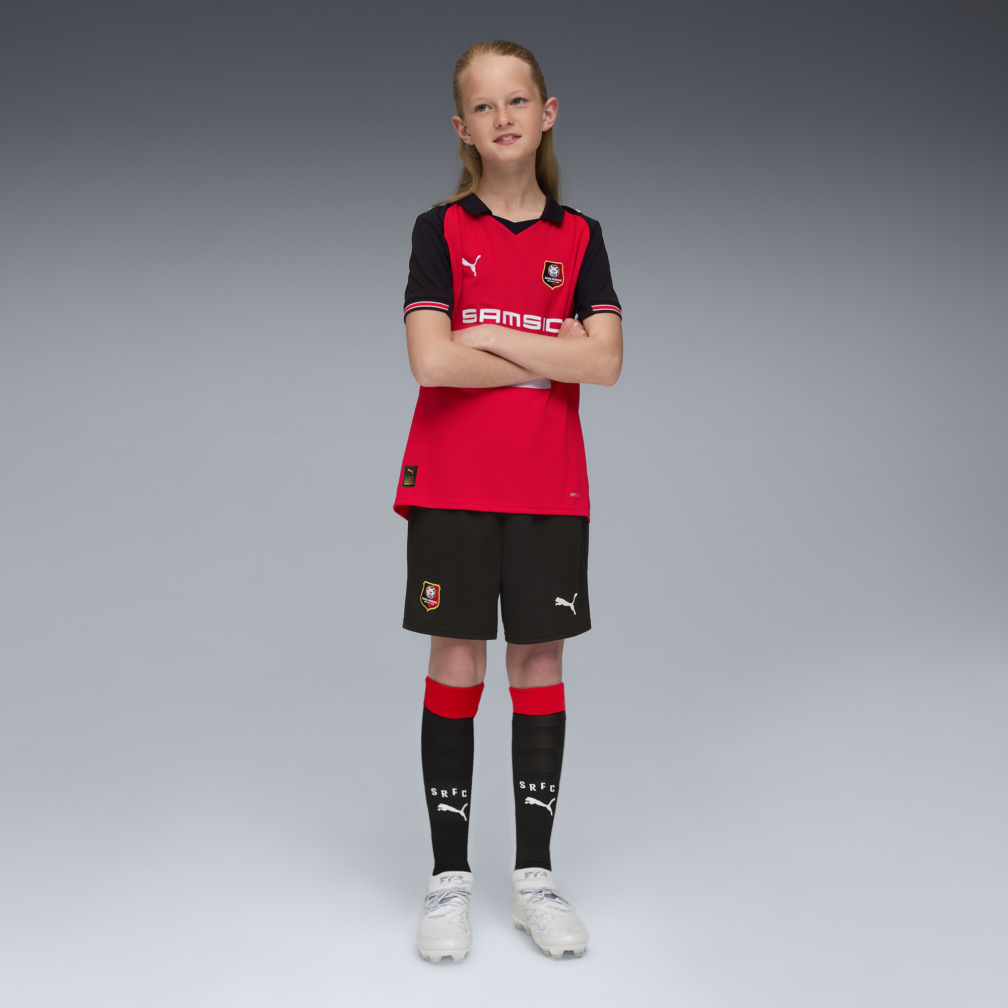 PUMA Stade Rennais FC 25/26 short, Zwart, Maat 9-10Y thumbnail 5