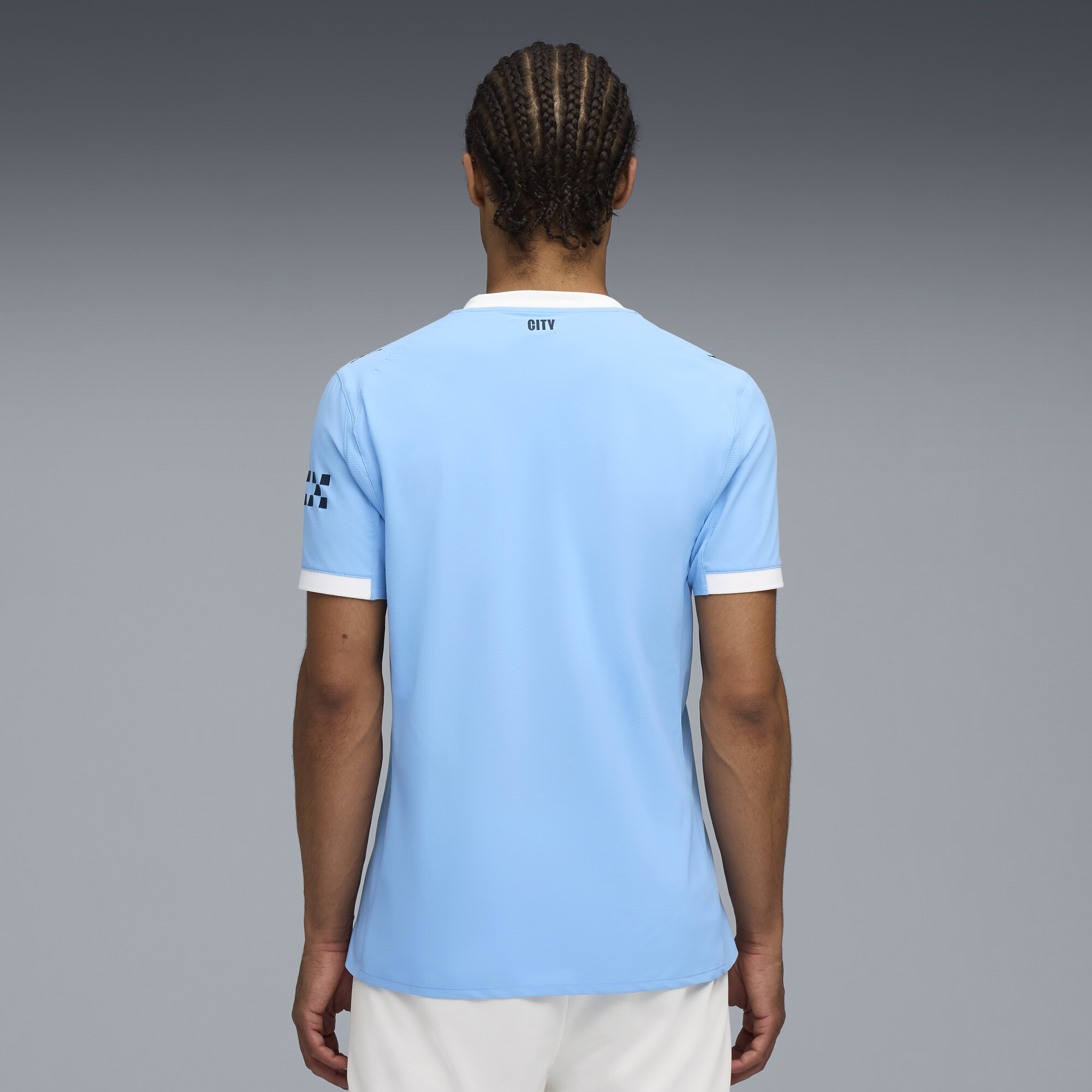 PUMA Manchester City 25/26 Authentic thuisshirt voor Heren, Blauw/Wit, Maat M thumbnail 4