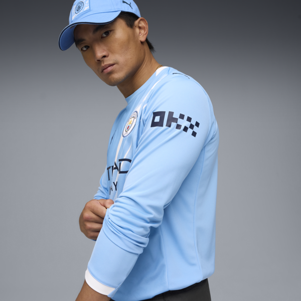 Manchester City 25/26 Long Sleeve Home Jersey Men, Team Light Blue-PUMA White, large-ZAF