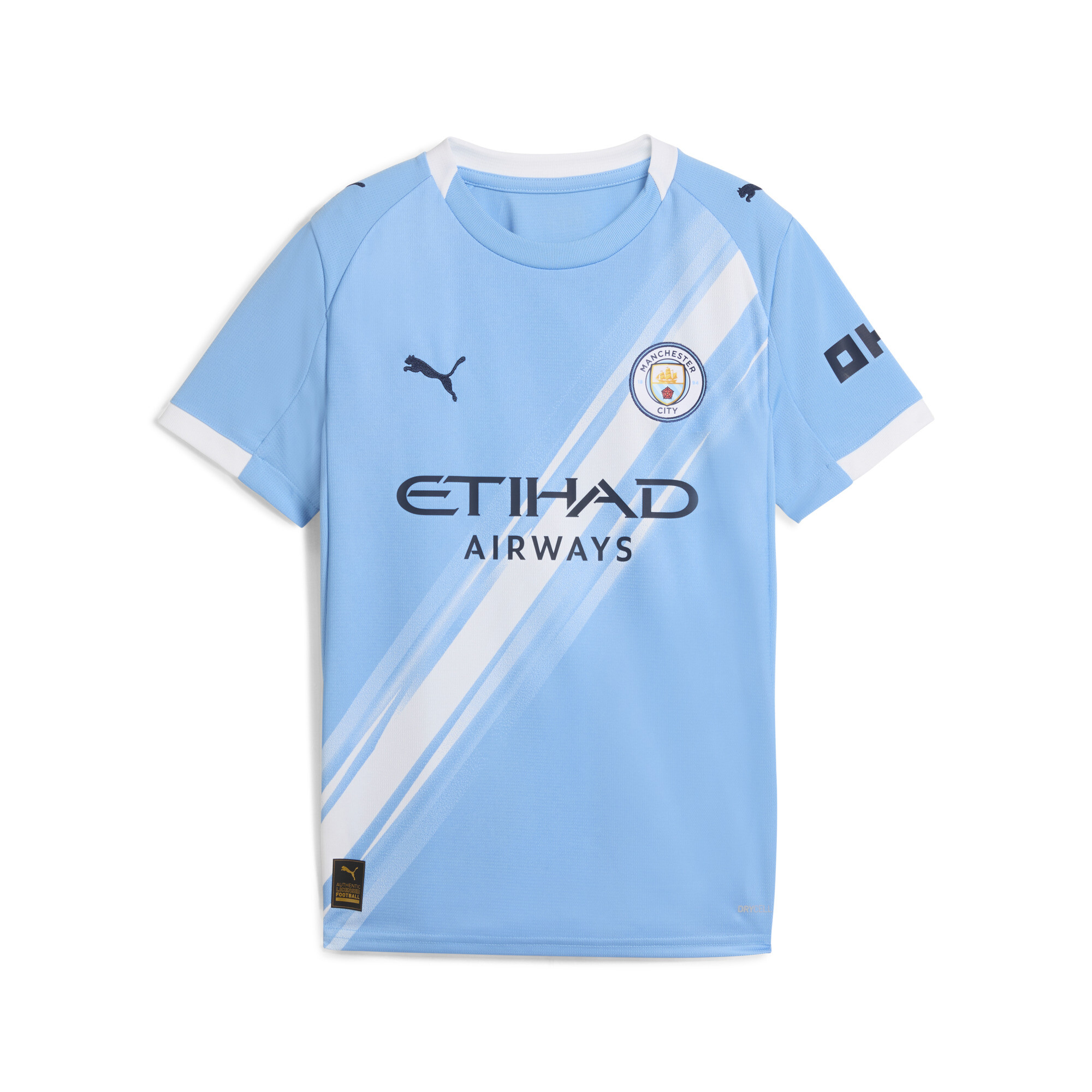 PUMA Manchester City 25/26 thuisshirt, Blauw/Wit, Maat 11-12Y thumbnail 3