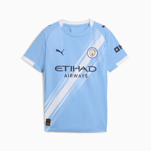 Manchester City 25/26 Home Jersey Youth, Team Light Blue-PUMA White, large-ZAF