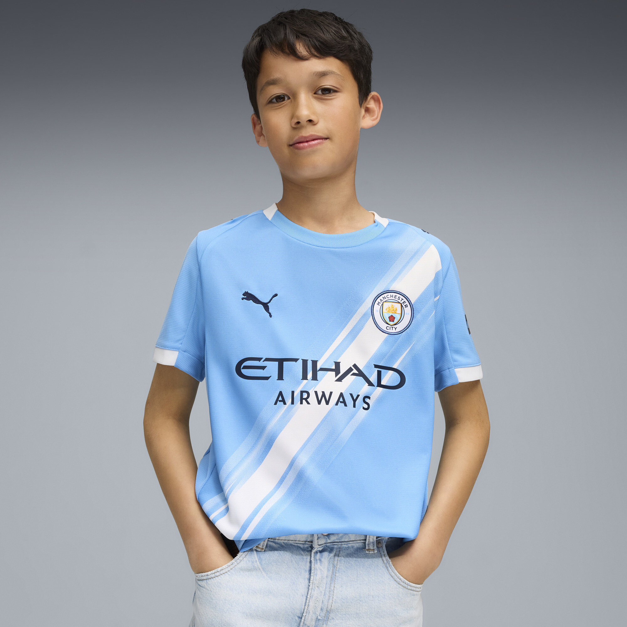 Camisa Manchester City 25/26 HOME Juvenil | blue | PUMA