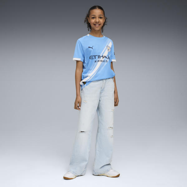 Manchester City 25/26 Home Jersey Youth, Team Light Blue-PUMA White, large-ZAF