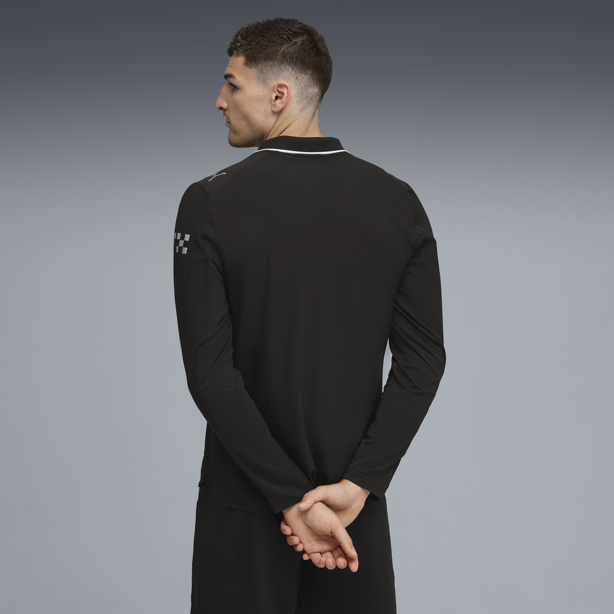 PUMA Manchester City 25/26 Authentic uitshirt met lange mouw voor Heren, Zwart, Maat XXL thumbnail 3