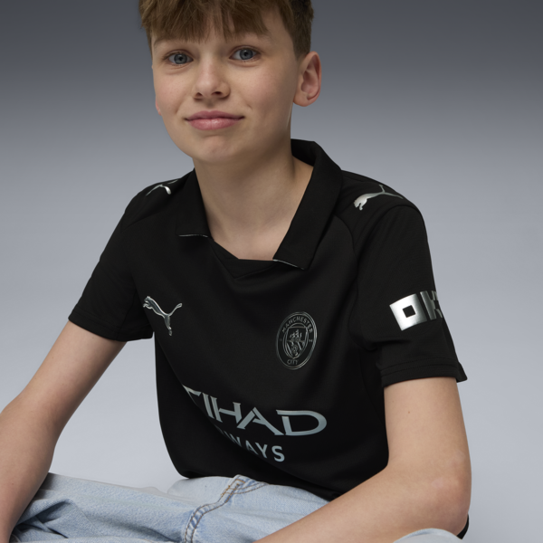 Manchester City 25/26 Away Jersey Youth, PUMA Black, large-ZAF