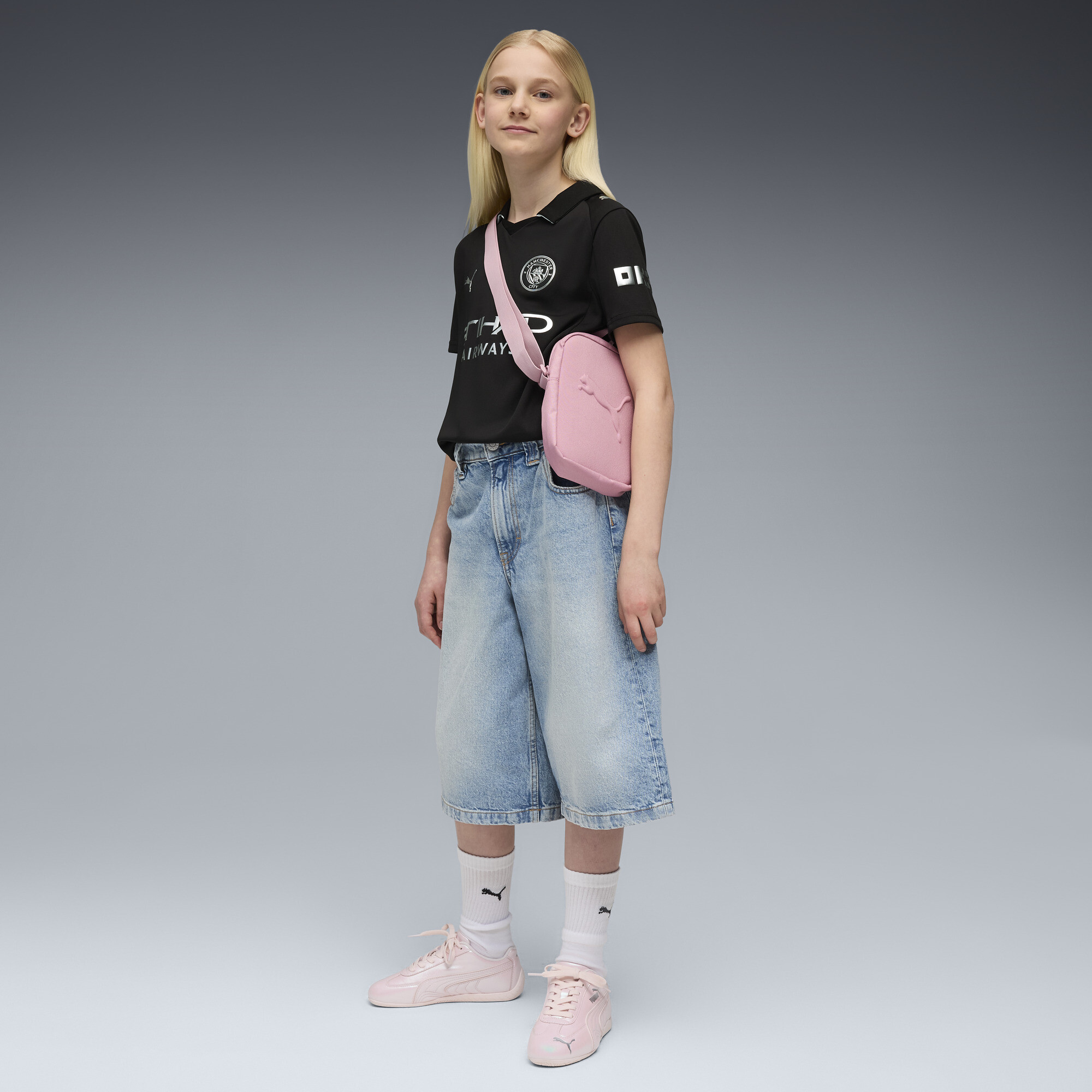 PUMA Manchester City 25/26 uitshirt, Zwart, Maat 15-16Y thumbnail 6