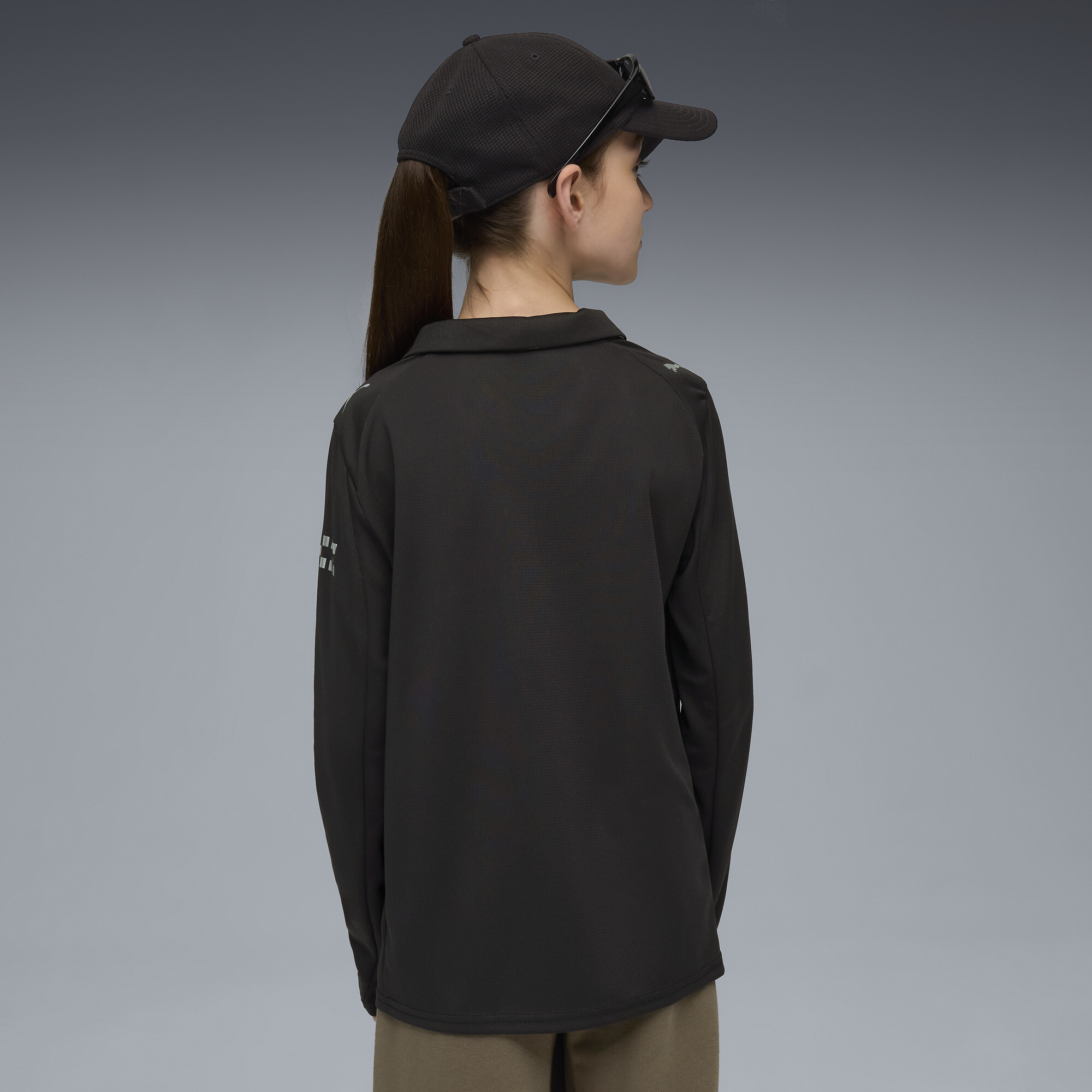 PUMA Manchester City 25/26 uitshirt met lange mouw, Zwart, Maat 13-14Y thumbnail 4