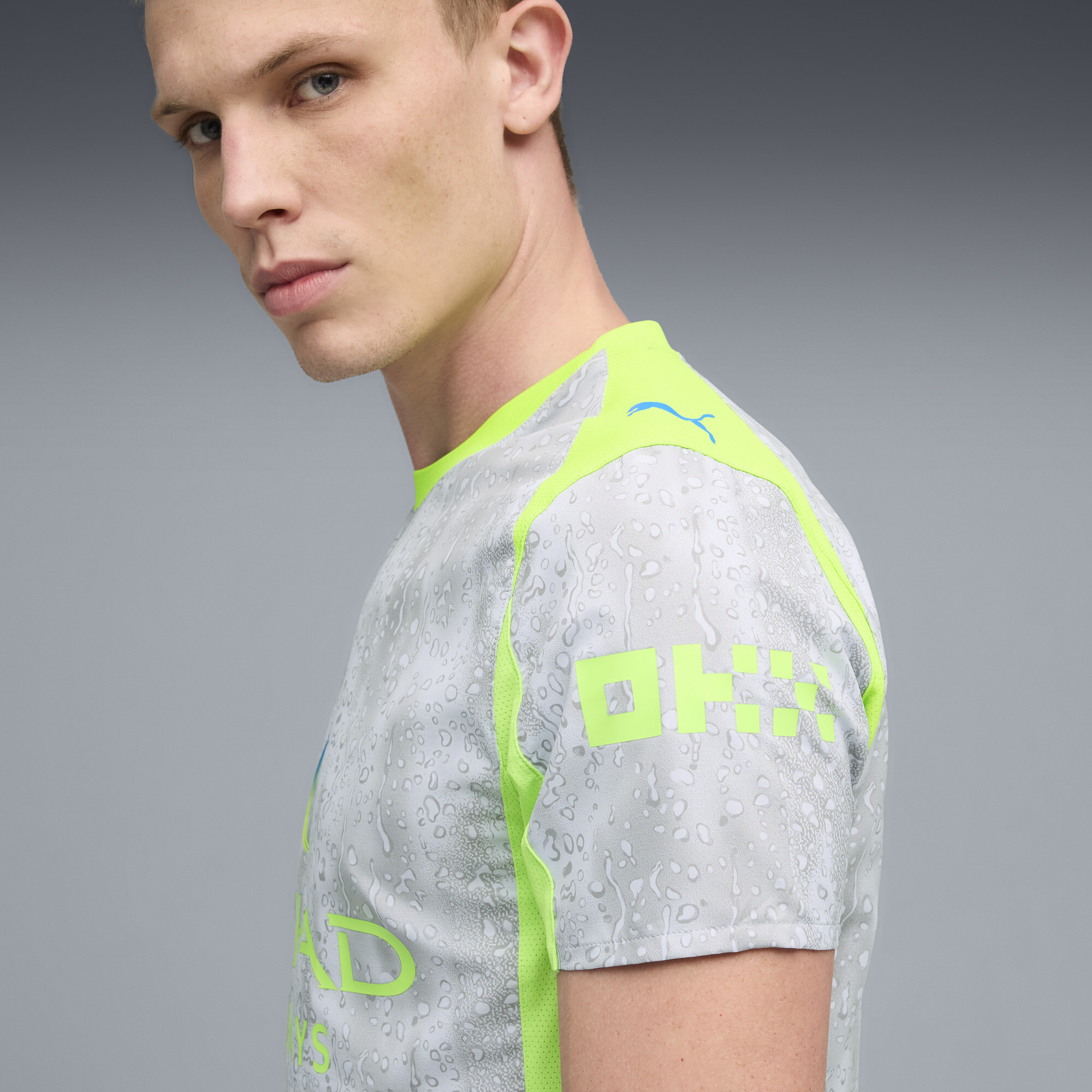 PUMA Manchester City 25/26 Authentic derde voetbalshirt voor Heren, Groen, Maat 3XL thumbnail 6