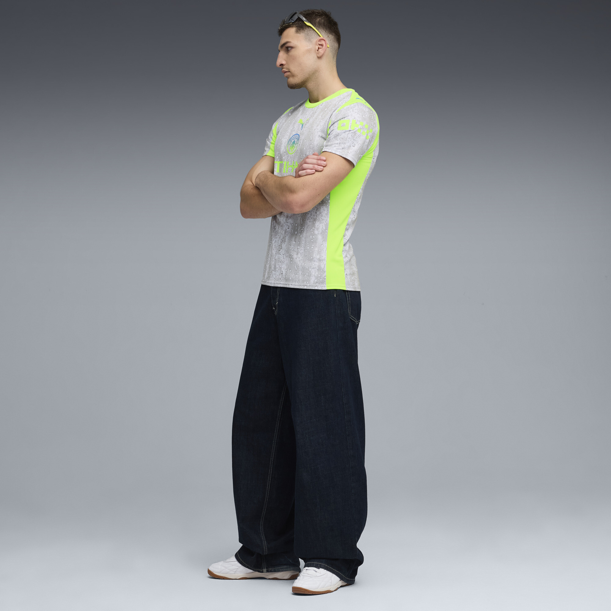 PUMA Manchester City 25/26 derde shirt voor Heren, Groen, Maat XS thumbnail 5