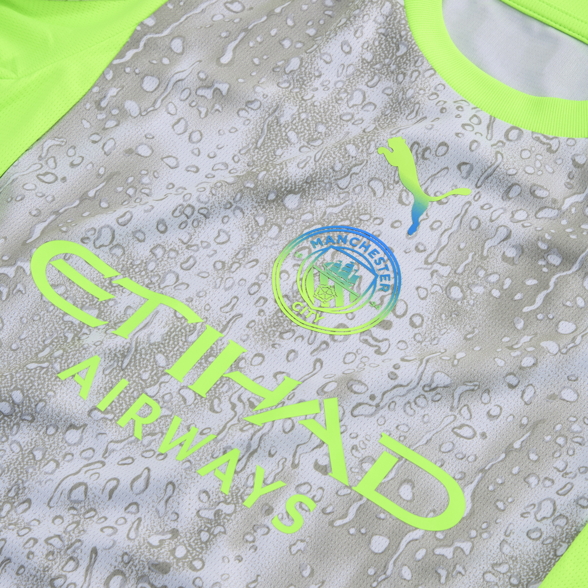 PUMA Manchester City 25/26 derde shirt voor Dames, Groen, Maat XL thumbnail 2