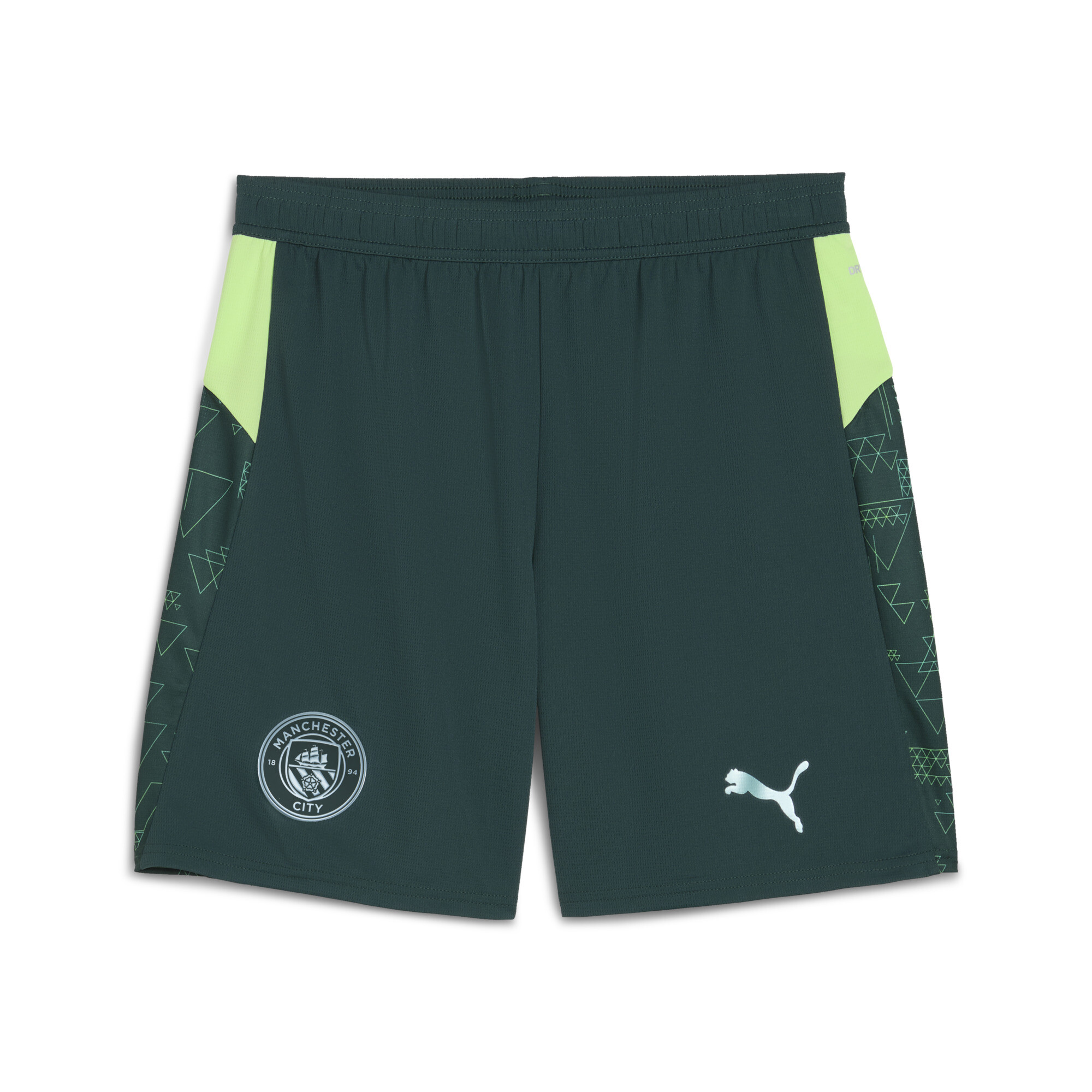 PUMA Manchester City 25/26 short voor Heren, Groen, Maat XS