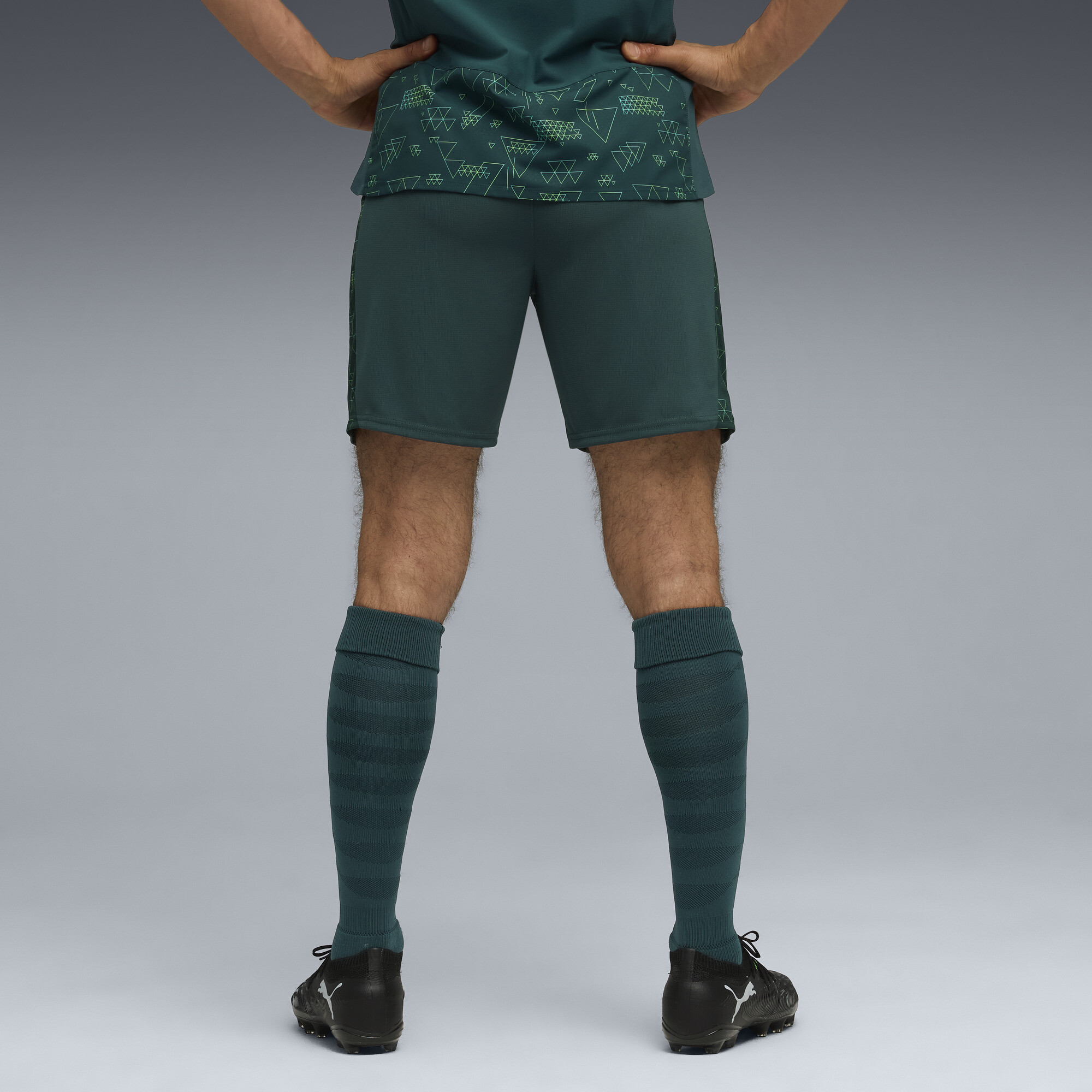 PUMA Manchester City 25/26 short voor Heren, Groen, Maat XS thumbnail 3