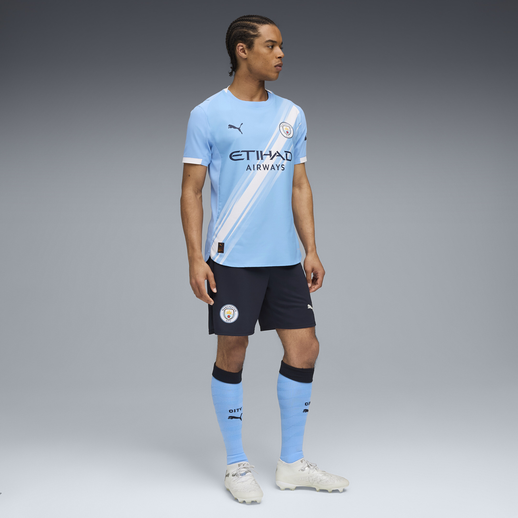 PUMA Manchester City 25/26 short voor Heren, Blauw, Maat XS thumbnail 4