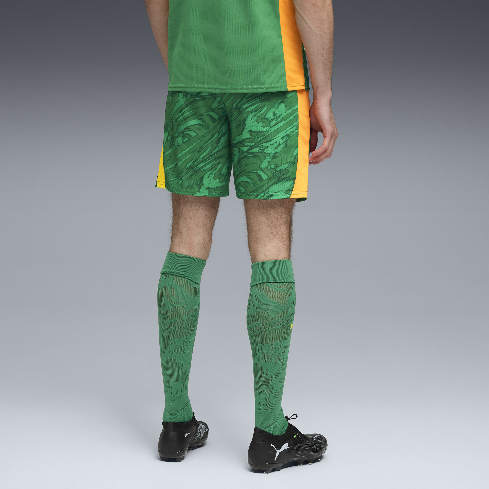 PUMA Borussia Dortmund 25/26 keepersshort voor Heren, Groen/Oranje, Maat XXL thumbnail 3