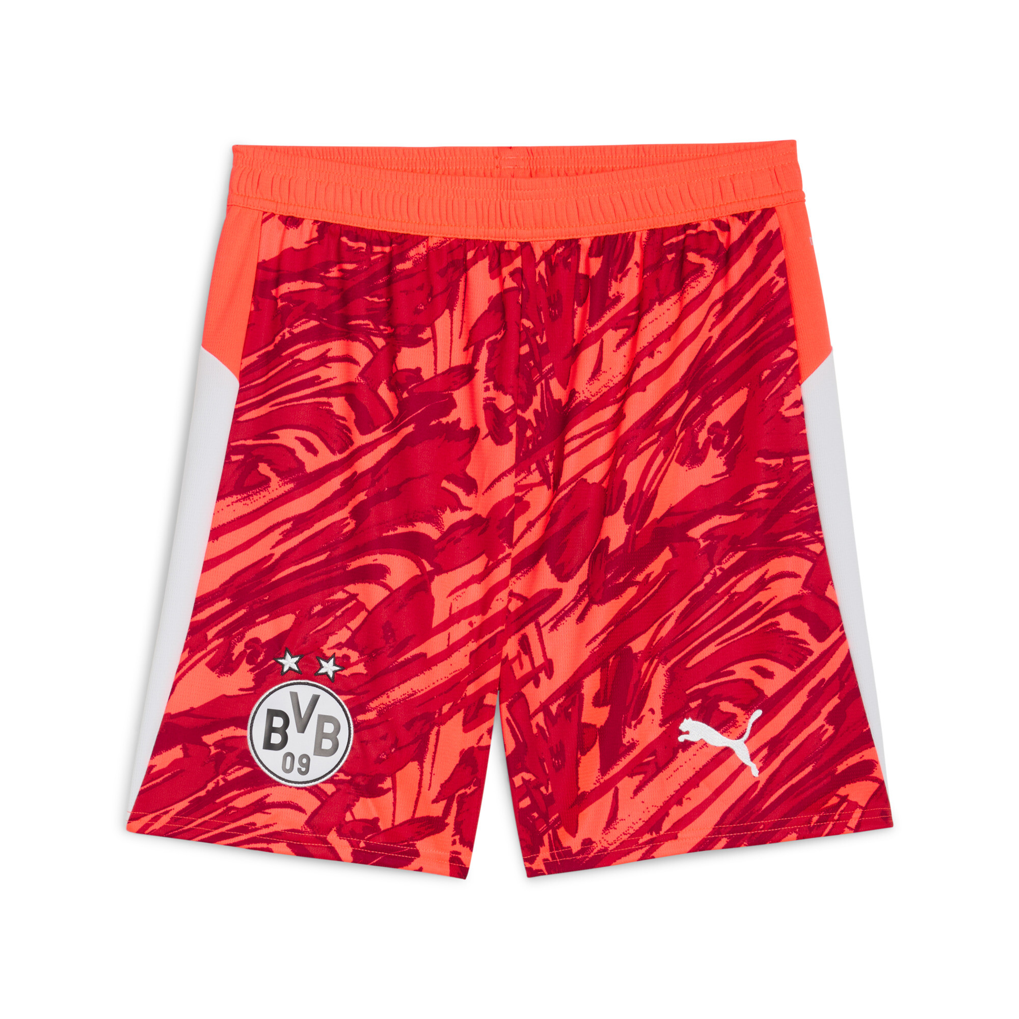 PUMA Borussia Dortmund 25/26 keepersshort voor Heren, Rood/Zilver, Maat M
