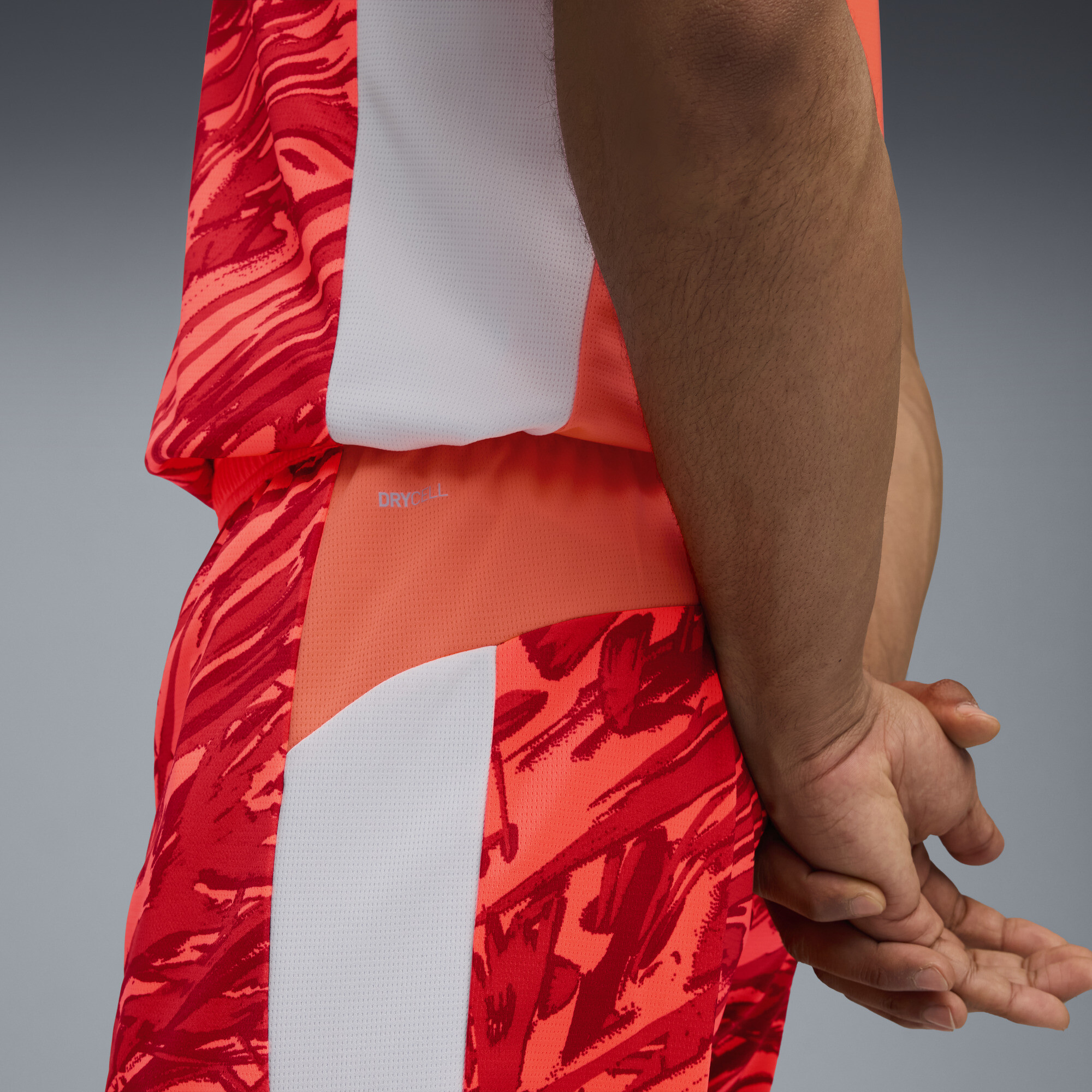 PUMA Borussia Dortmund 25/26 keepersshort voor Heren, Rood/Zilver, Maat M thumbnail 2