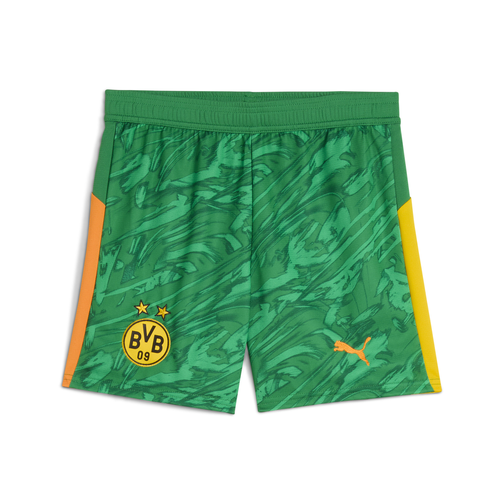 PUMA Borussia Dortmund 25/26 keepersshort, Groen/Oranje, Maat 7-8Y thumbnail 3