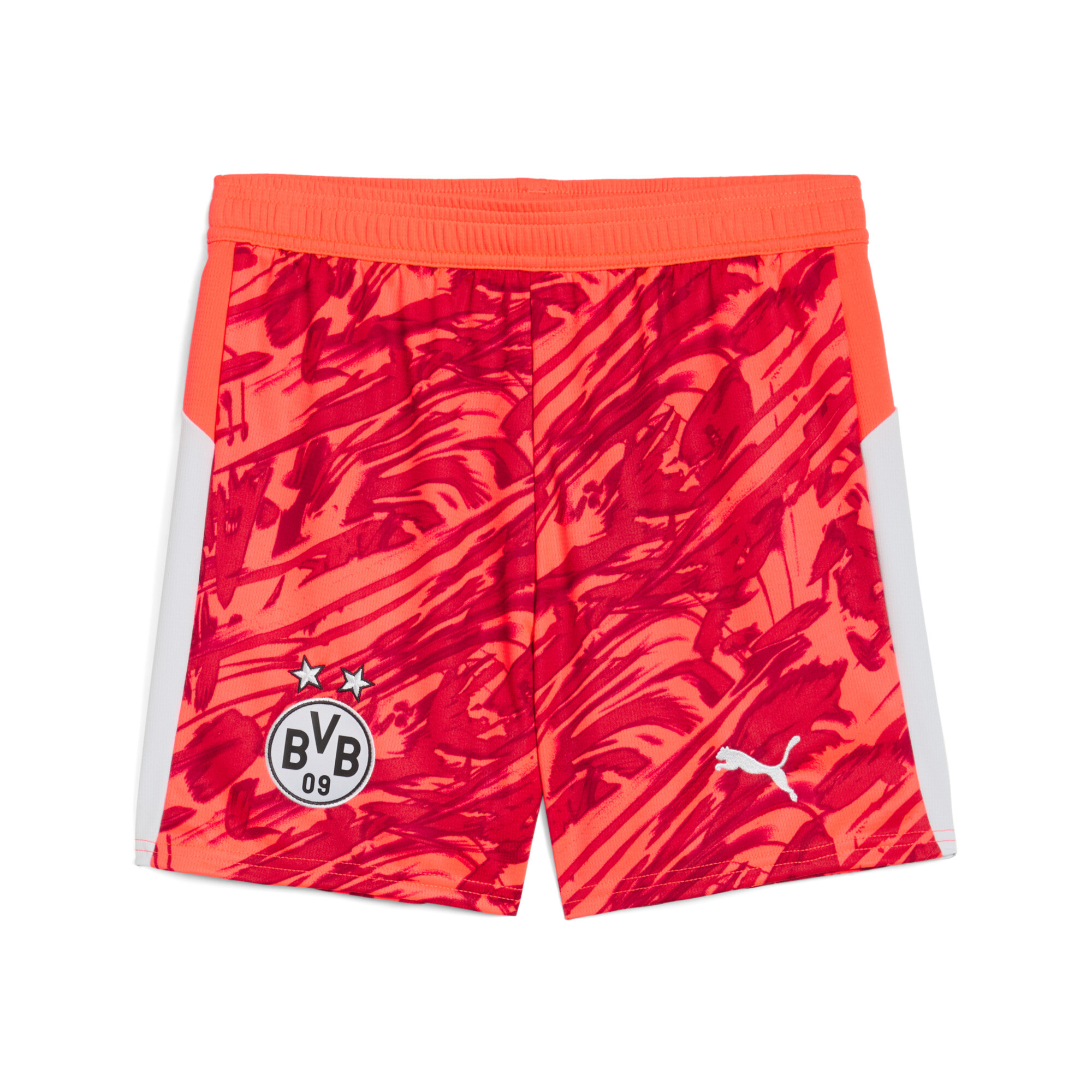 PUMA Borussia Dortmund 25/26 keepersshort, Rood/Zilver, Maat 9-10Y thumbnail 3