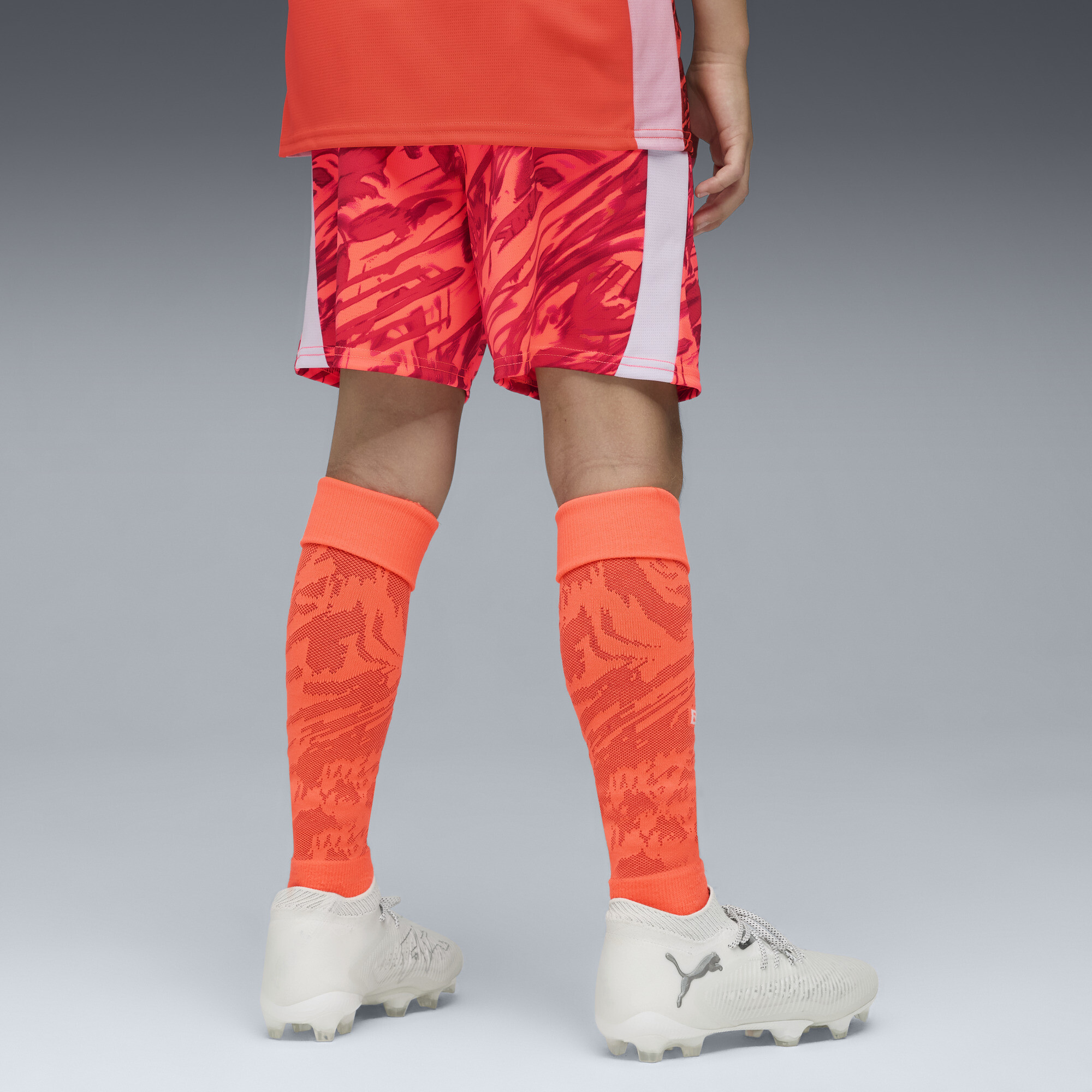 PUMA Borussia Dortmund 25/26 keepersshort, Rood/Zilver, Maat 9-10Y thumbnail 4