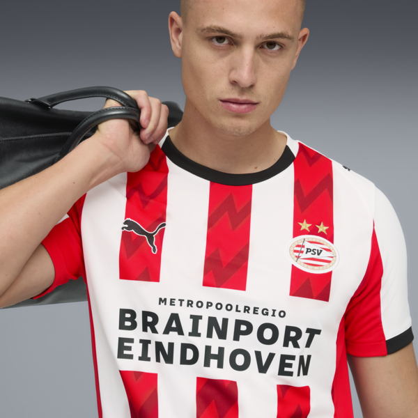 Jersey PSV Eindhoven 25/26 local para hombre, PUMA White-For All Time Red, large-MEX