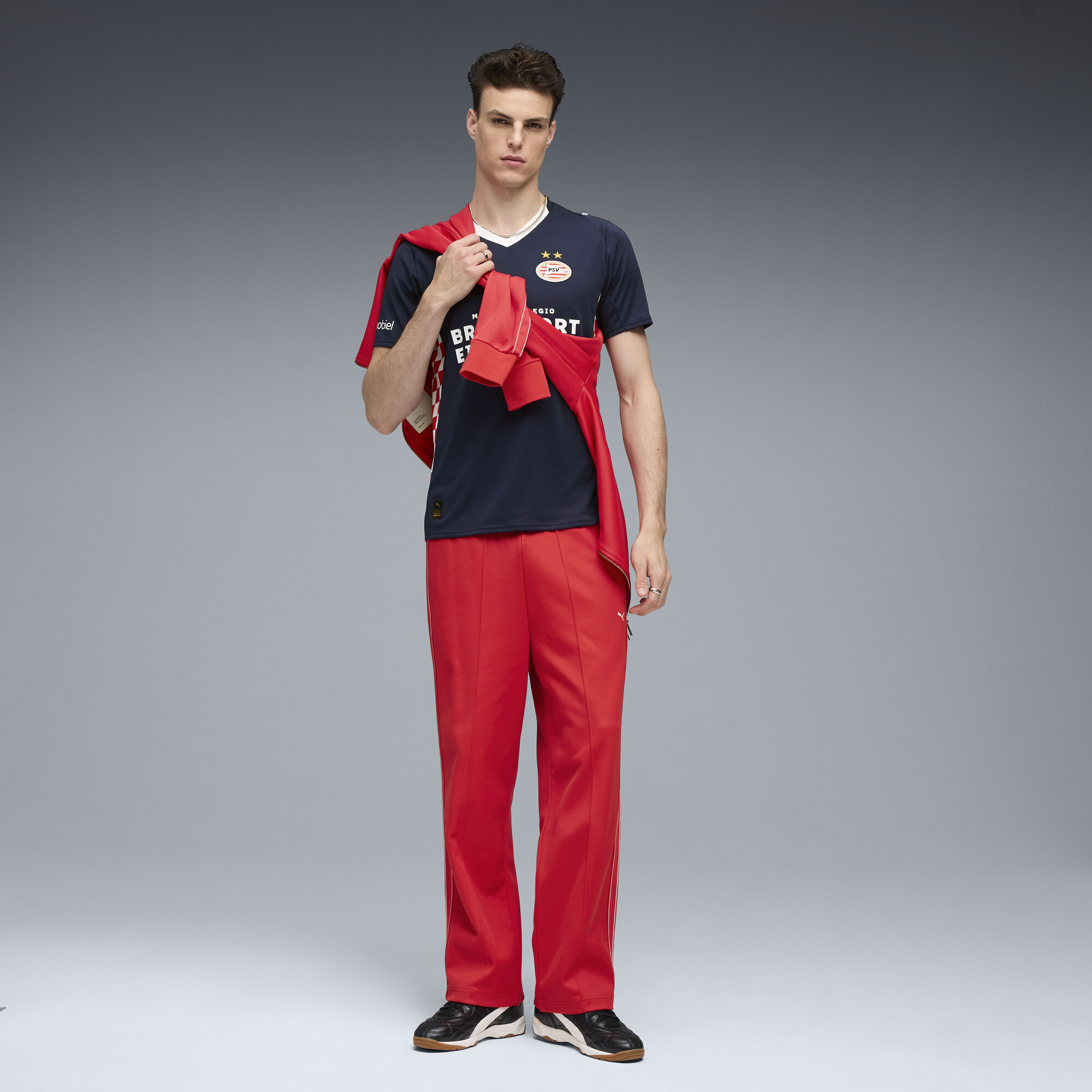 PUMA PSV Eindhoven 25/26 uitshirt voor Heren, Blauw/Wit, Maat S thumbnail 4