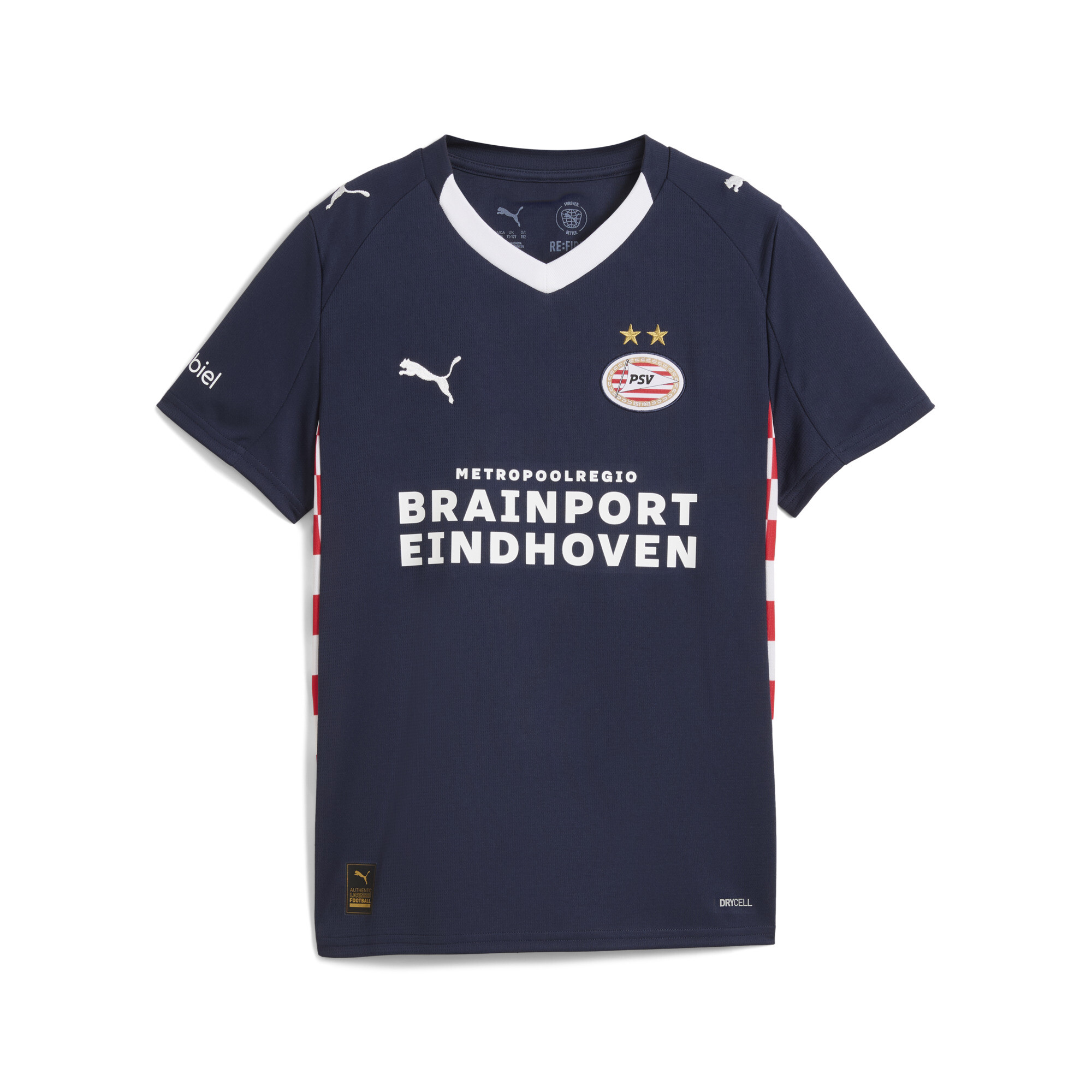 PUMA PSV Eindhoven 25/26 uitshirt, Blauw/Wit, Maat 7-8Y thumbnail 3