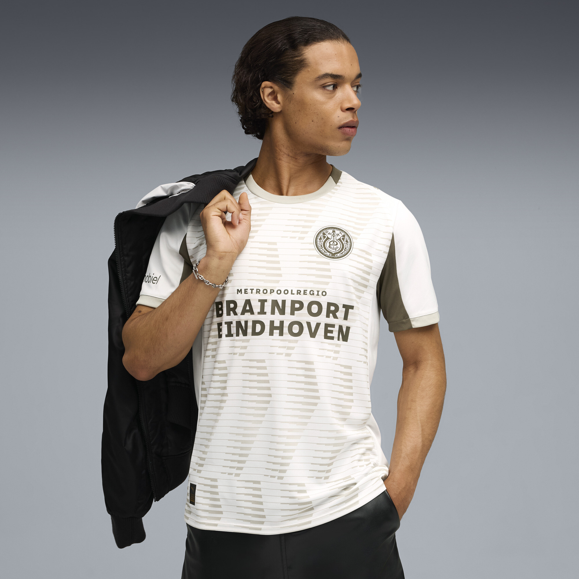 PUMA PSV Eindhoven 25/26 derde shirt voor Heren, Wit, Maat S thumbnail 6