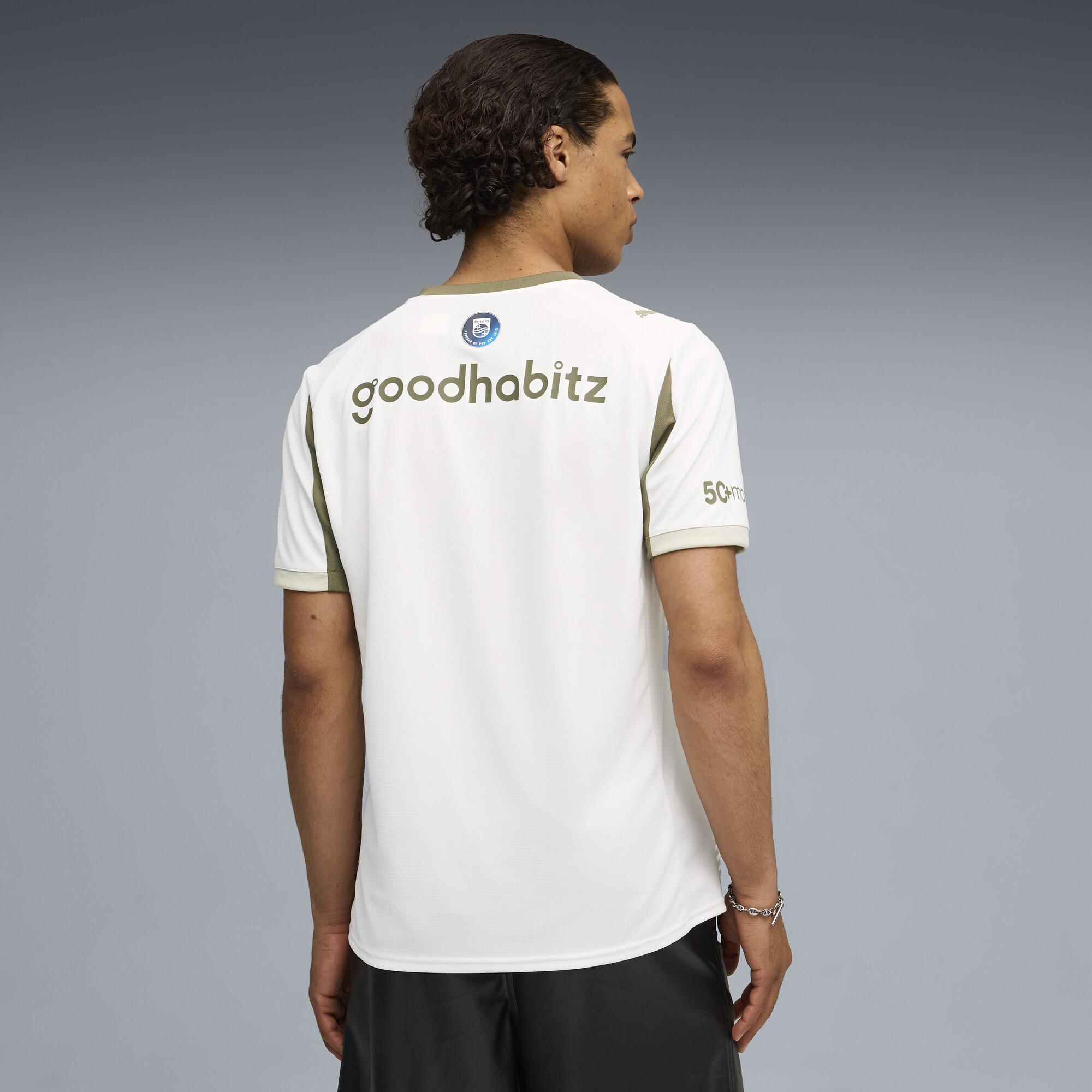 PUMA PSV Eindhoven 25/26 derde shirt voor Heren, Wit, Maat S thumbnail 3