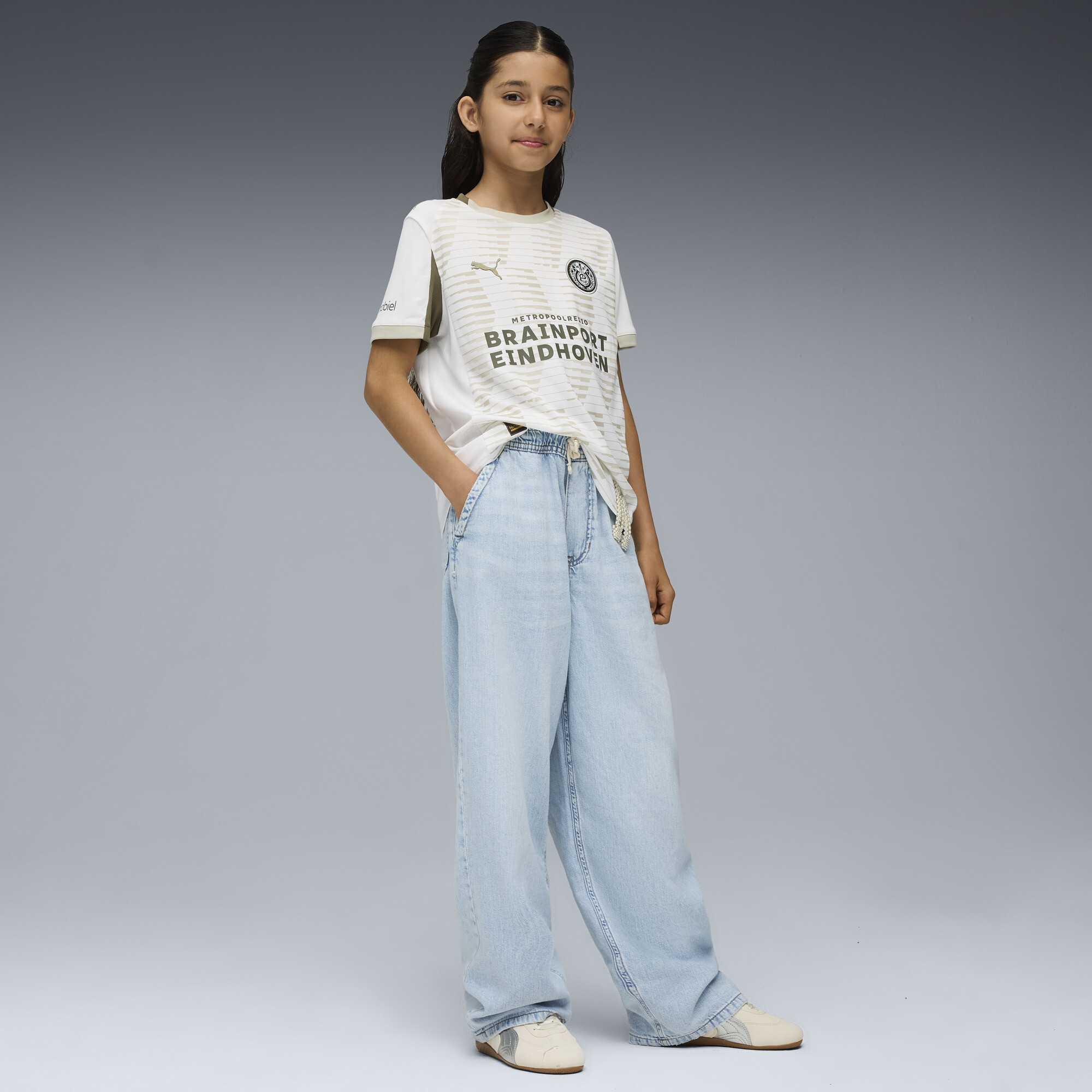 PUMA PSV Eindhoven 25/26 derde shirt, Wit, Maat 11-12Y thumbnail 5