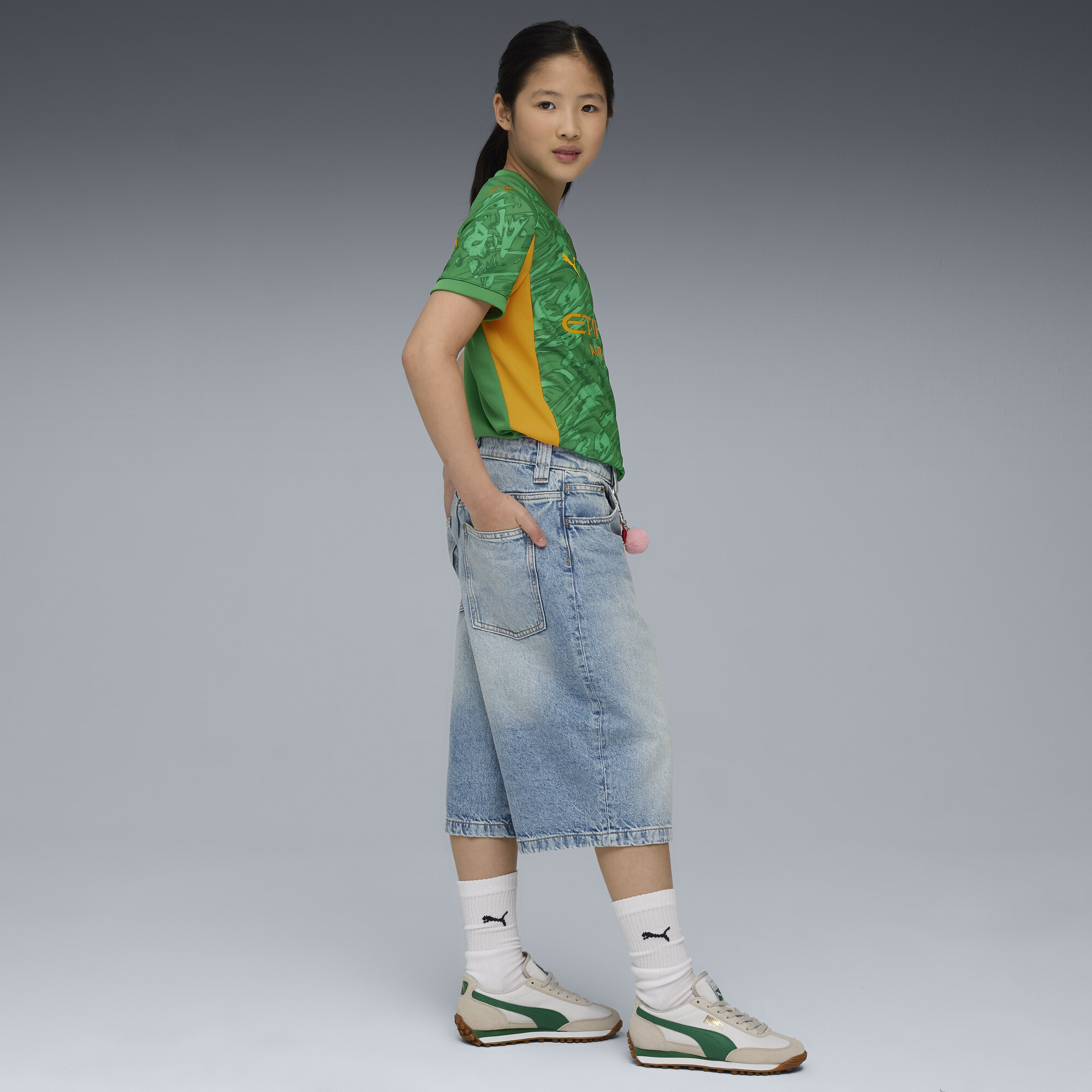 PUMA Manchester City 25/26 keepersshirt, Groen, Maat 9-10Y thumbnail 5