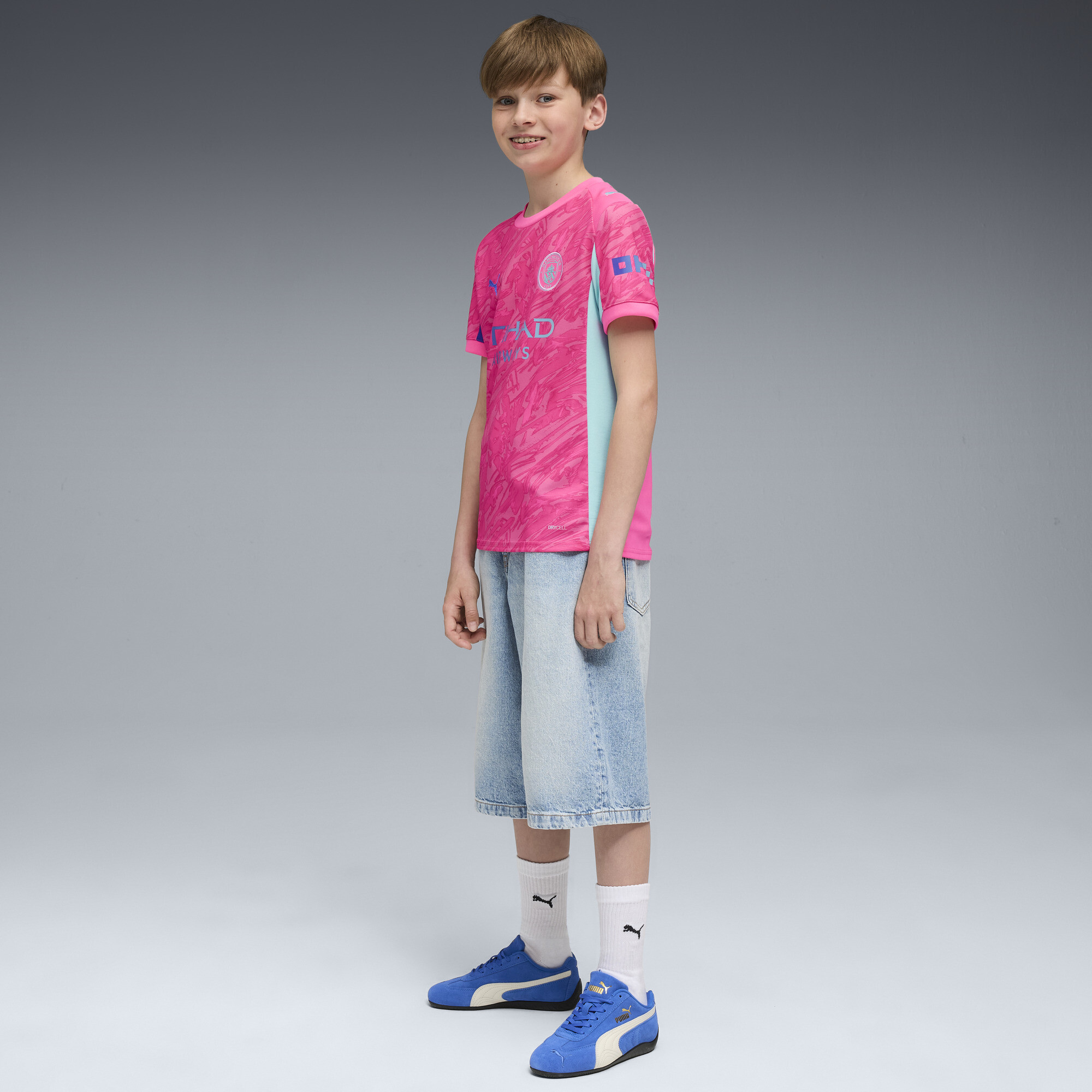 PUMA Manchester City 25/26 keepersshirt, Roze, Maat 13-14Y thumbnail 5