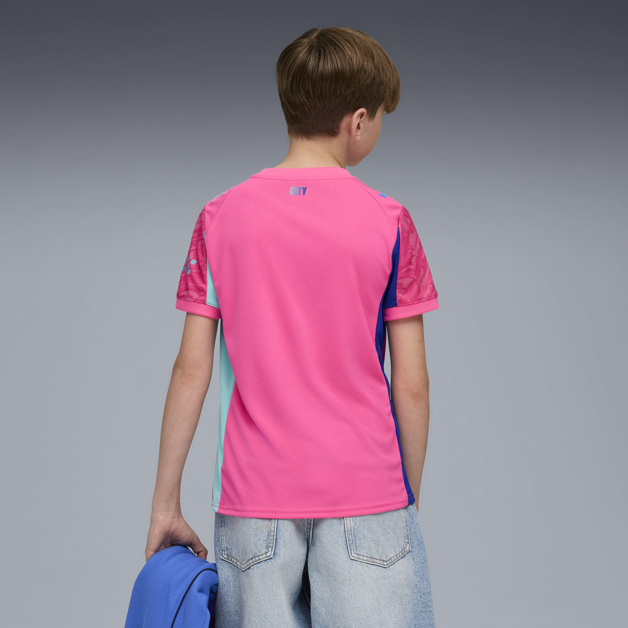 PUMA Manchester City 25/26 keepersshirt, Roze, Maat 13-14Y thumbnail 4