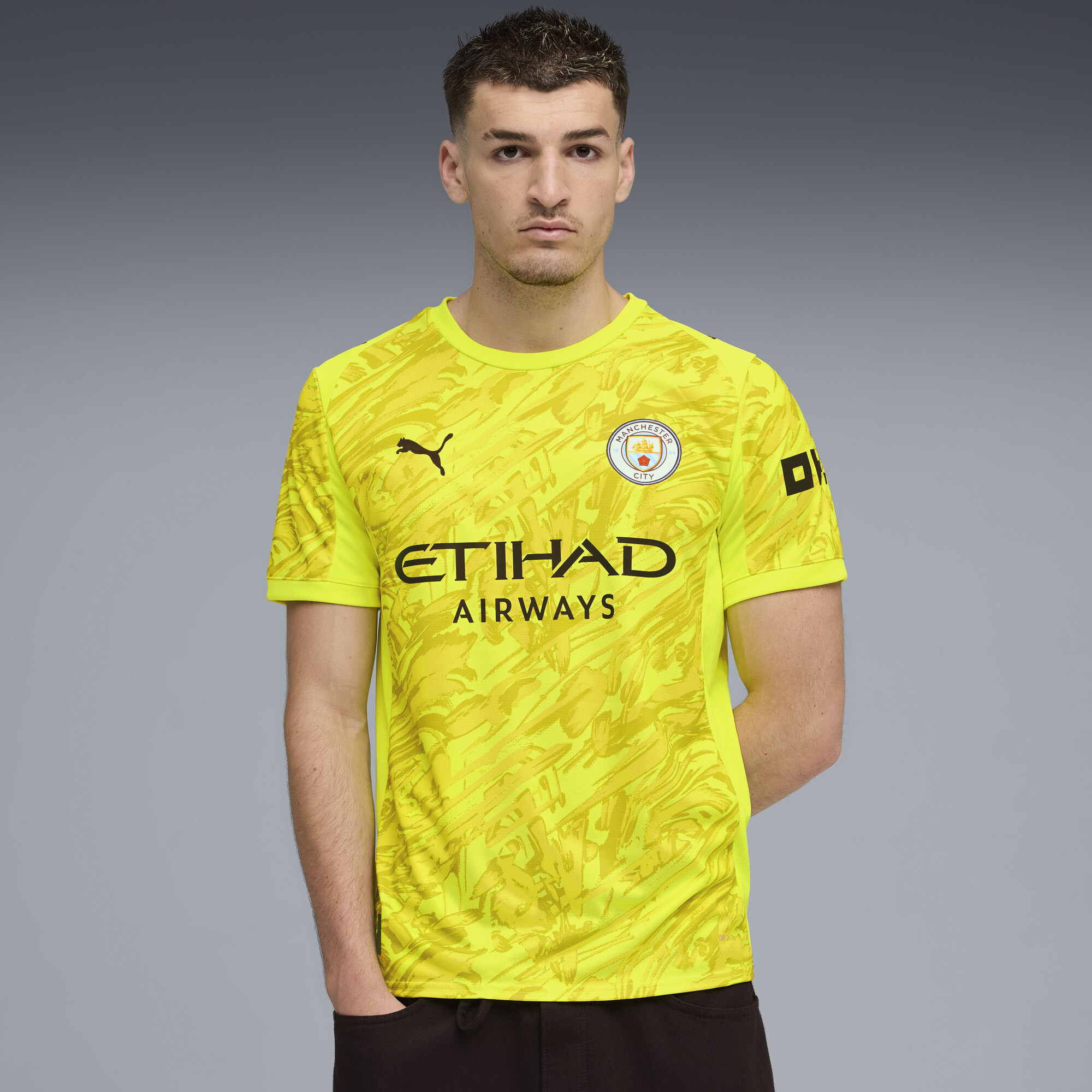 PUMA Manchester City 25/26 keepersshirt voor Heren, Geel, Maat S thumbnail 6
