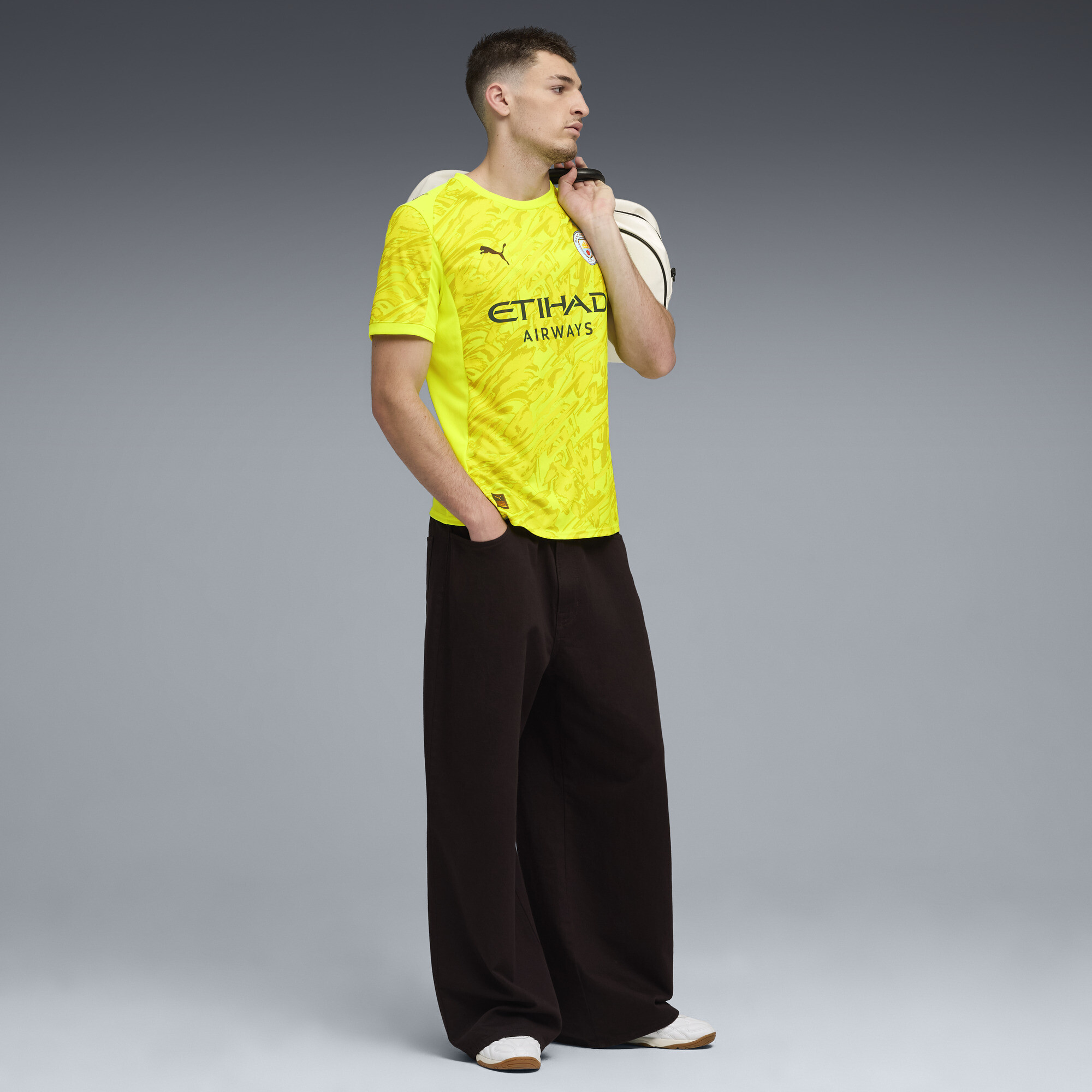 PUMA Manchester City 25/26 keepersshirt voor Heren, Geel, Maat S thumbnail 4