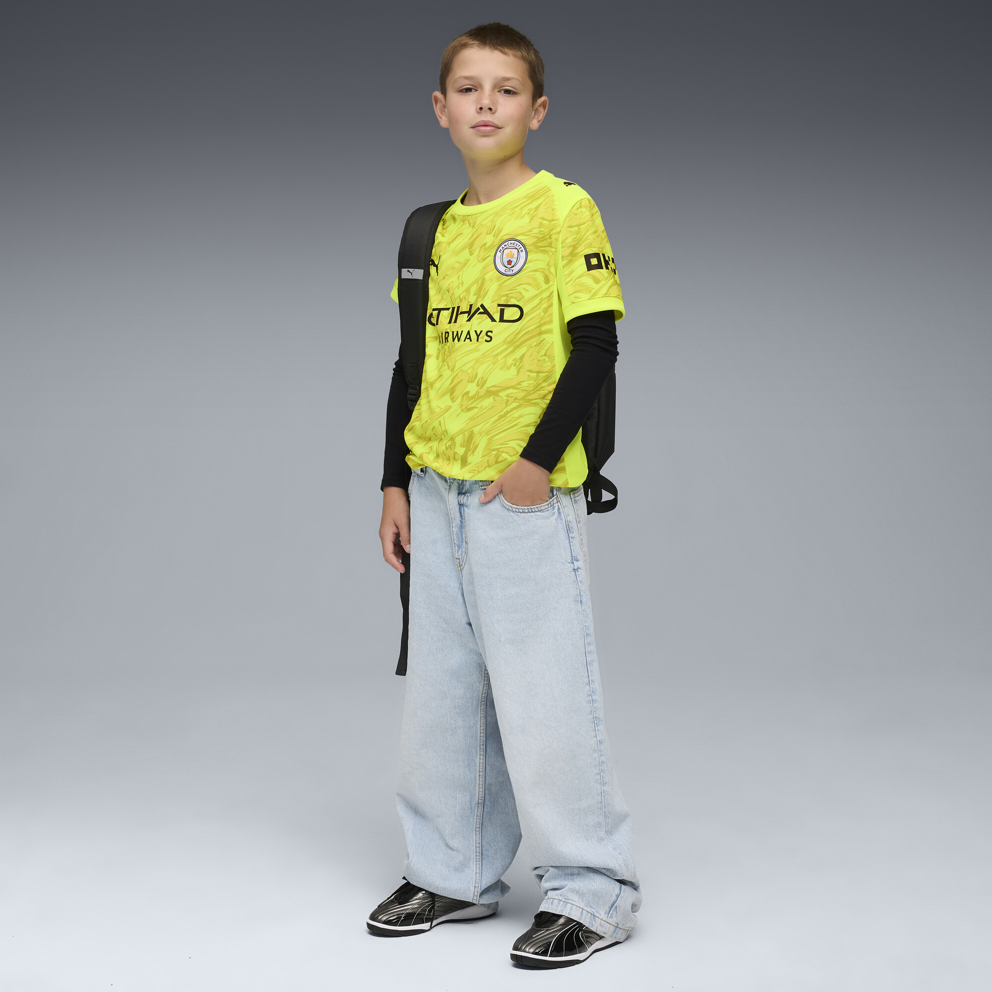 PUMA Manchester City 25/26 keepersshirt, Geel, Maat 7-8Y thumbnail 5