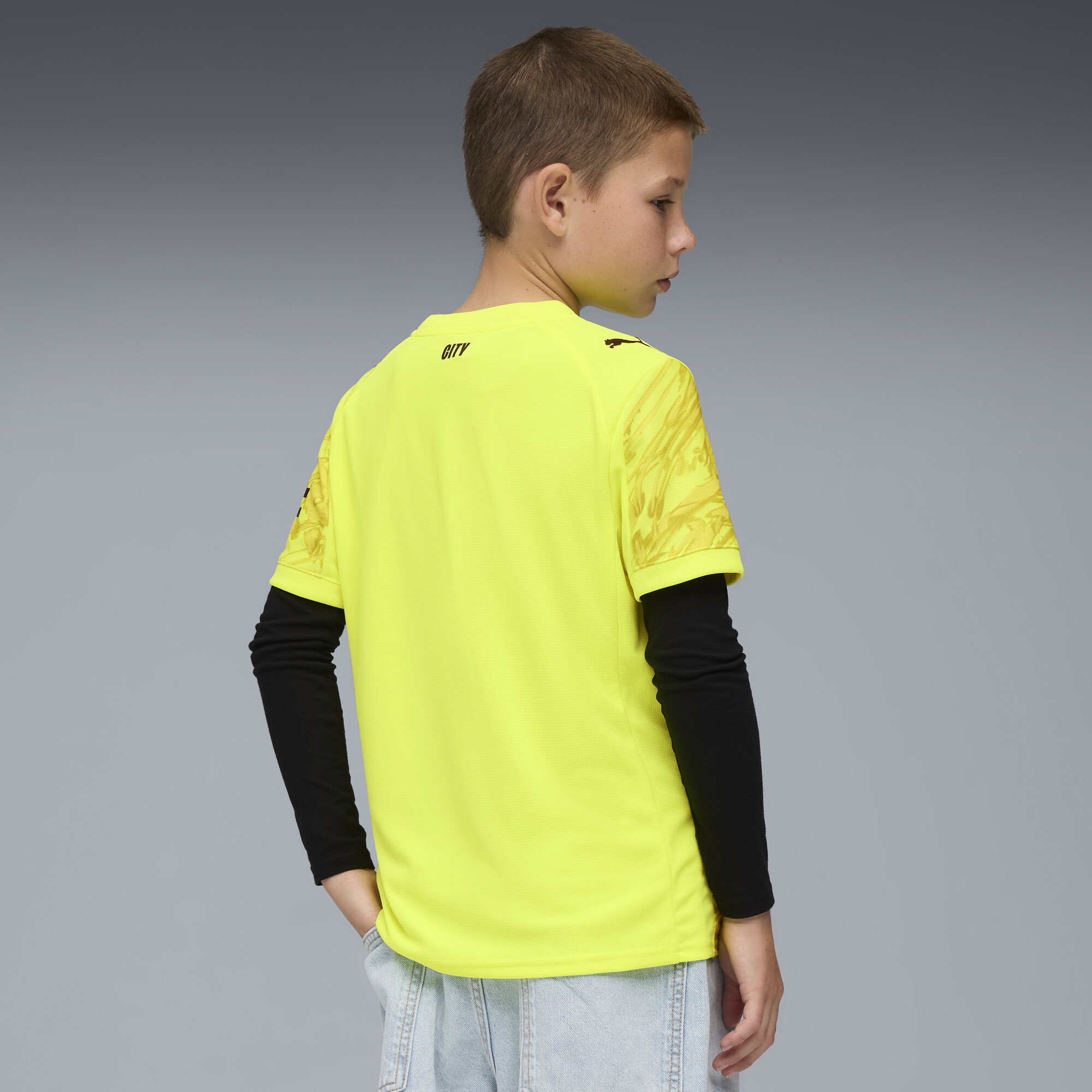 PUMA Manchester City 25/26 keepersshirt, Geel, Maat 7-8Y thumbnail 4
