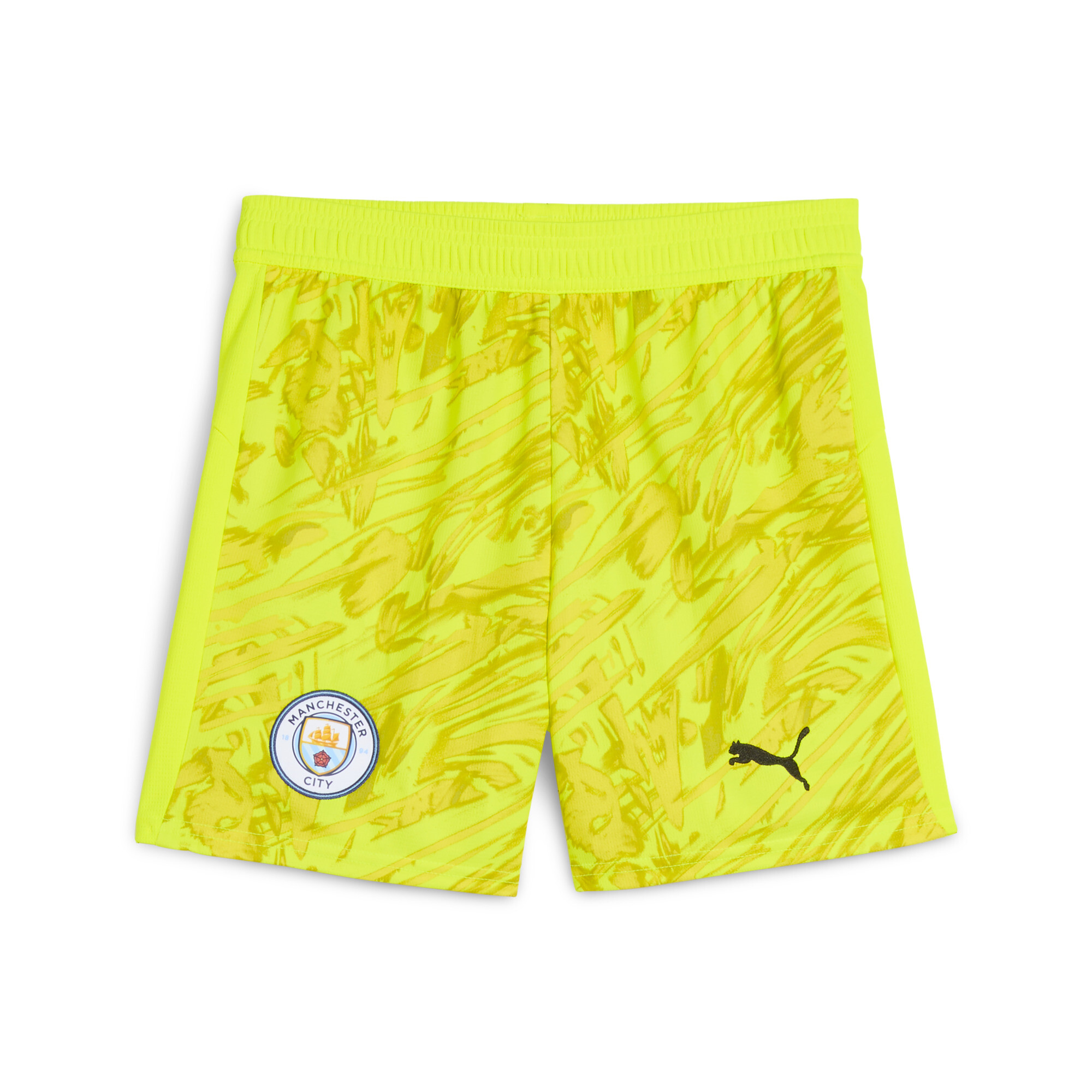 PUMA Manchester City 25/26 keepersshort, Geel, Maat 9-10Y thumbnail 3