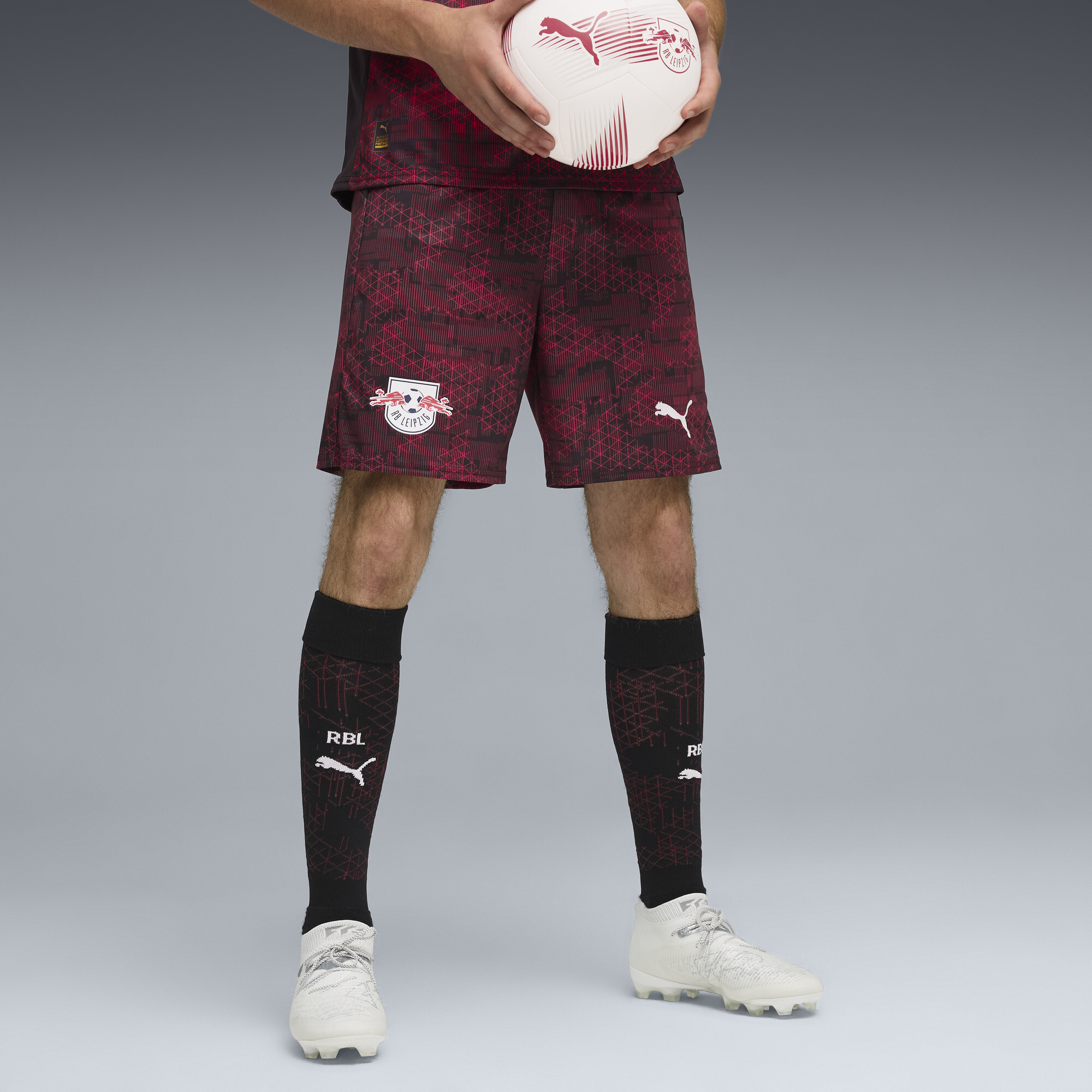 PUMA RB Leipzig 25/26 short voor Heren, Zwart/Rood, Maat XXL thumbnail 6